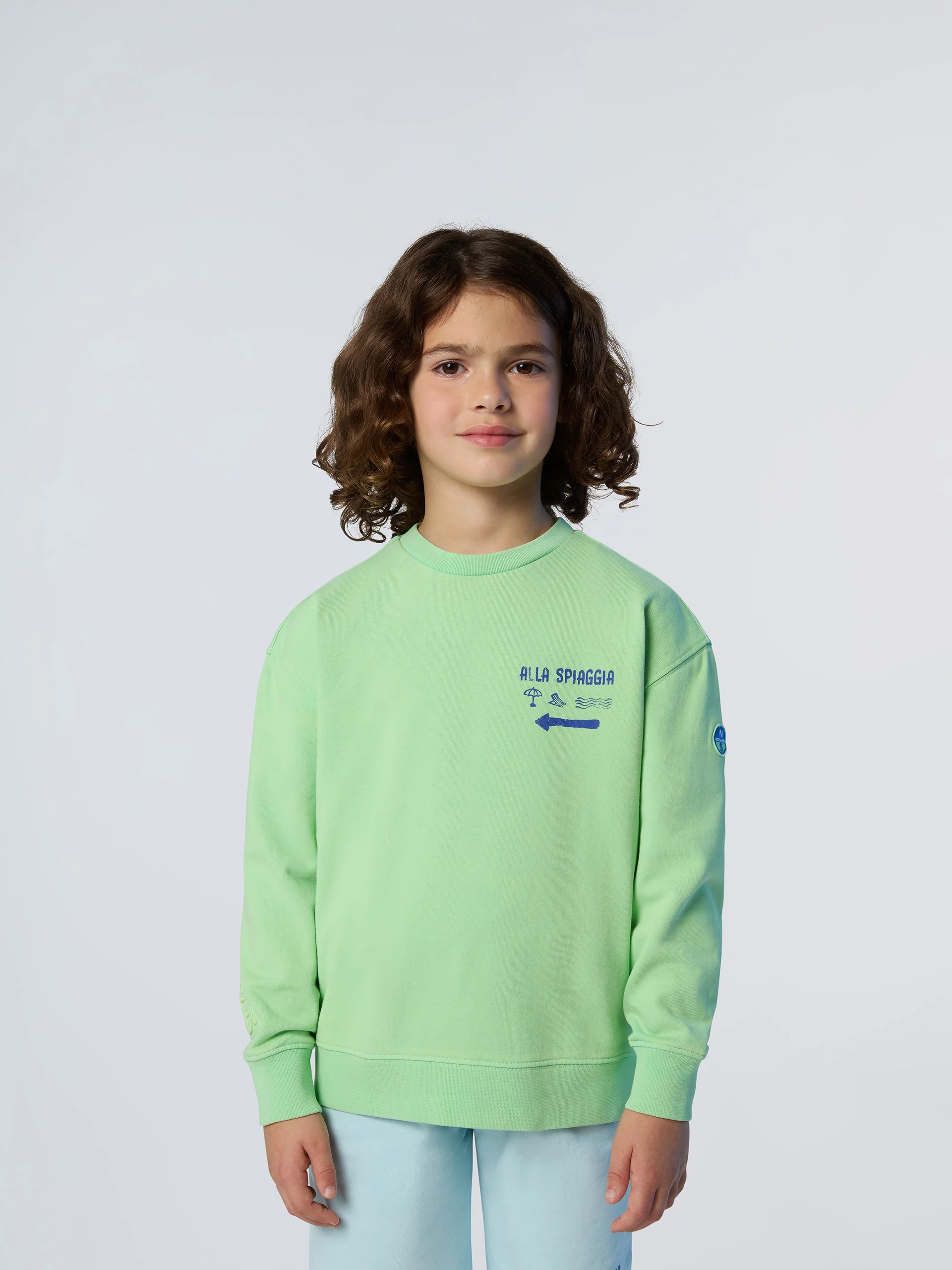 Sweatshirt with beach print - Image 10