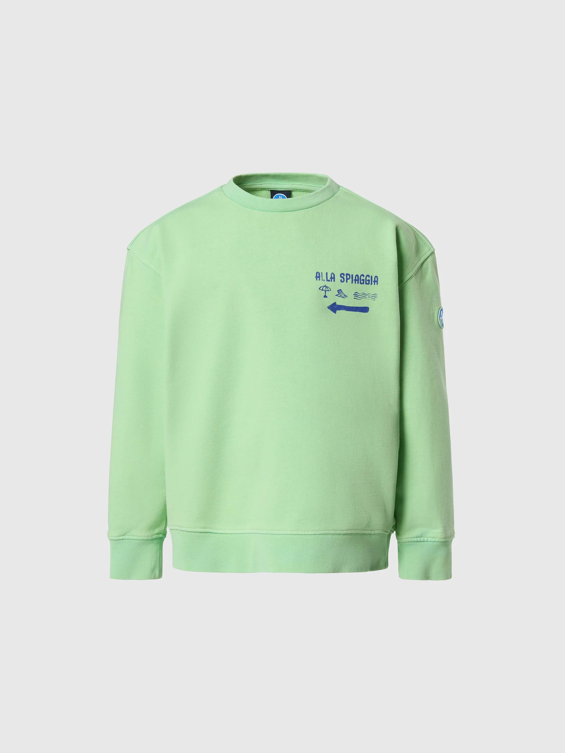 Sweatshirt with beach print - Image 12