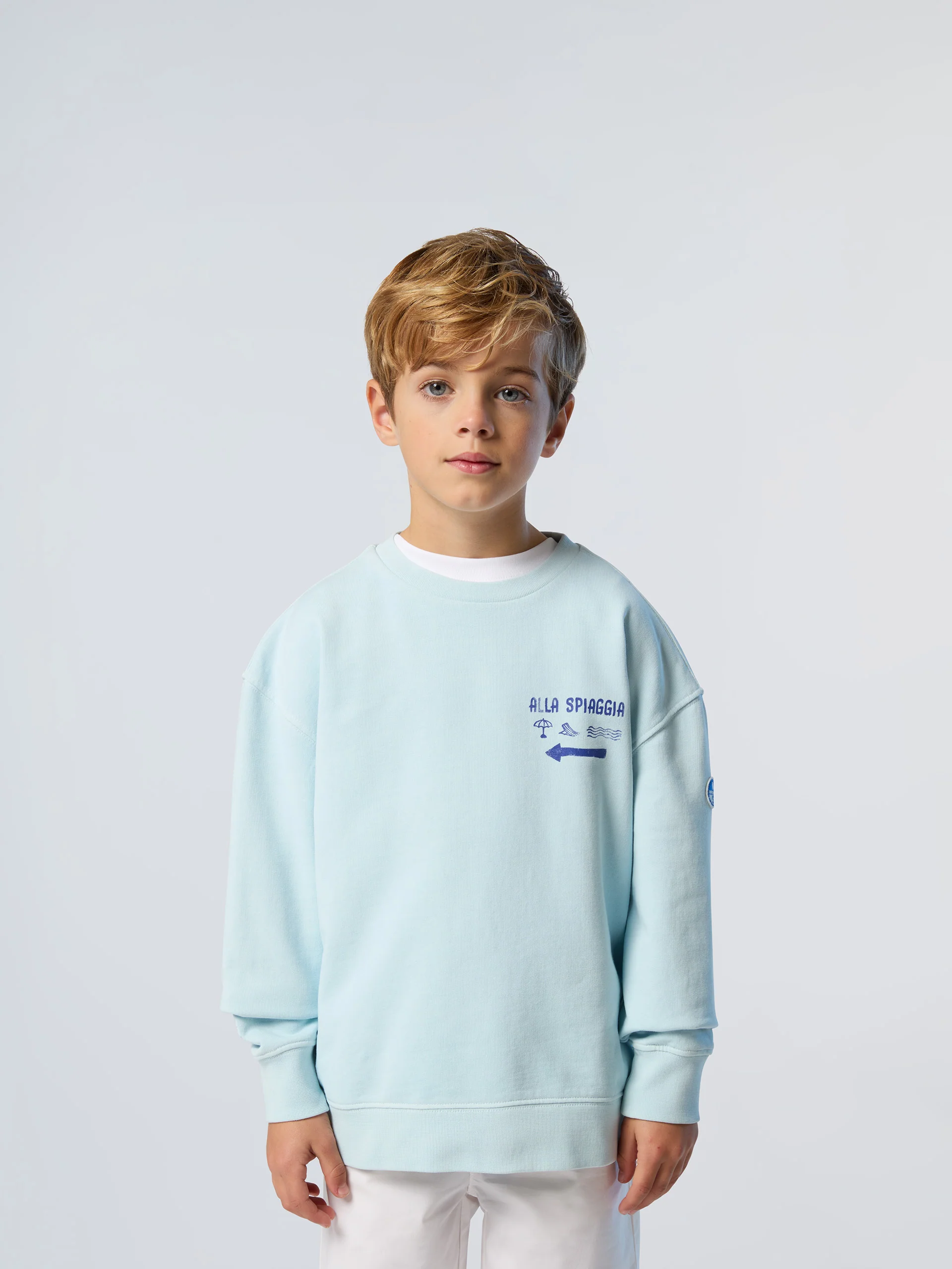 Sweatshirt with beach print - Image 19