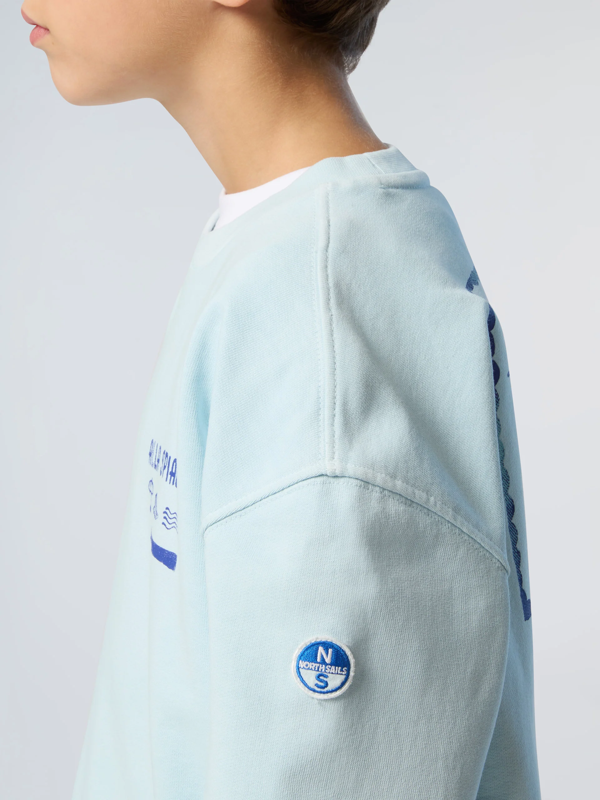 Sweatshirt with beach print - Image 25