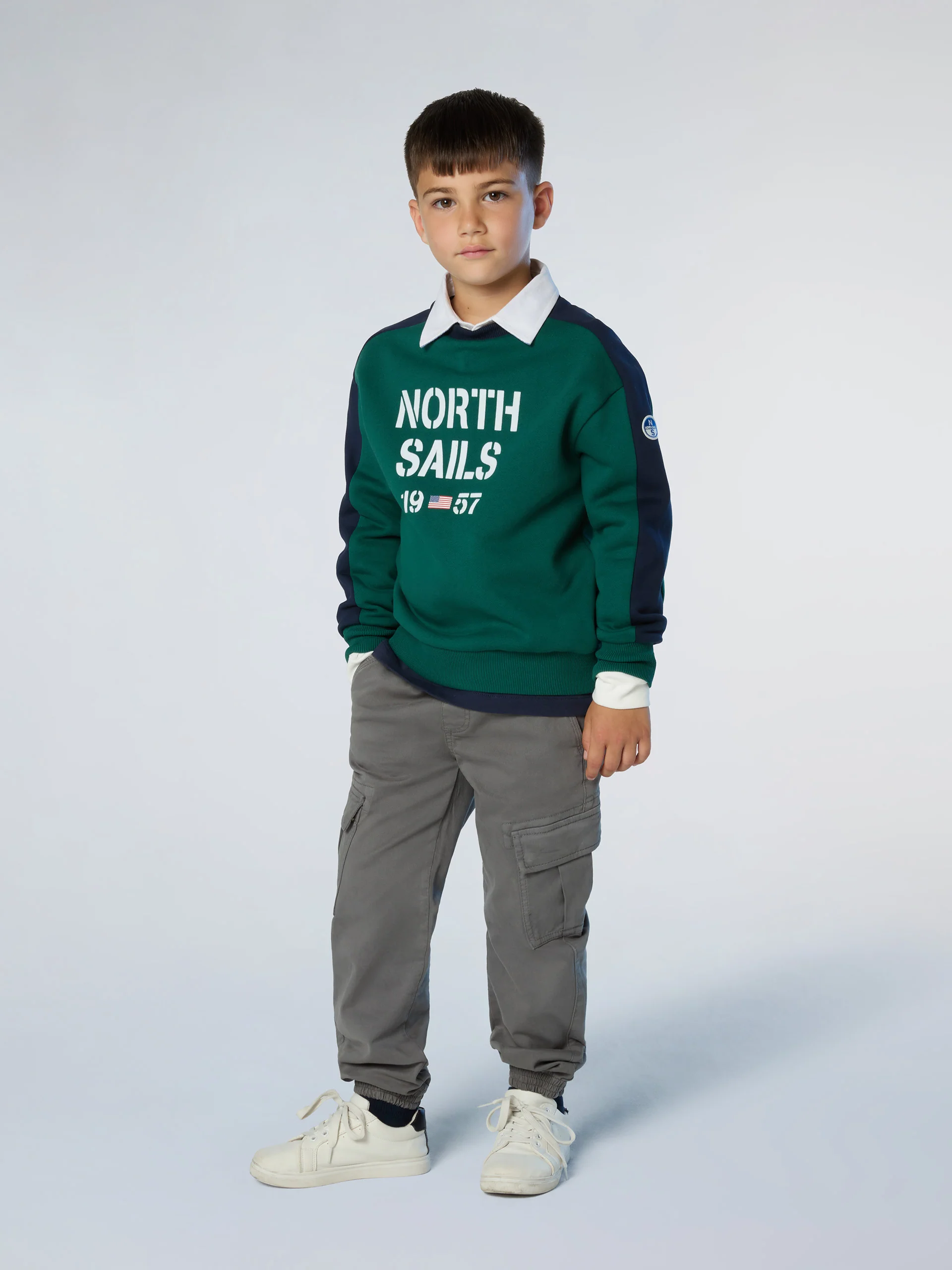 Sweatshirt with flock print - Image 11