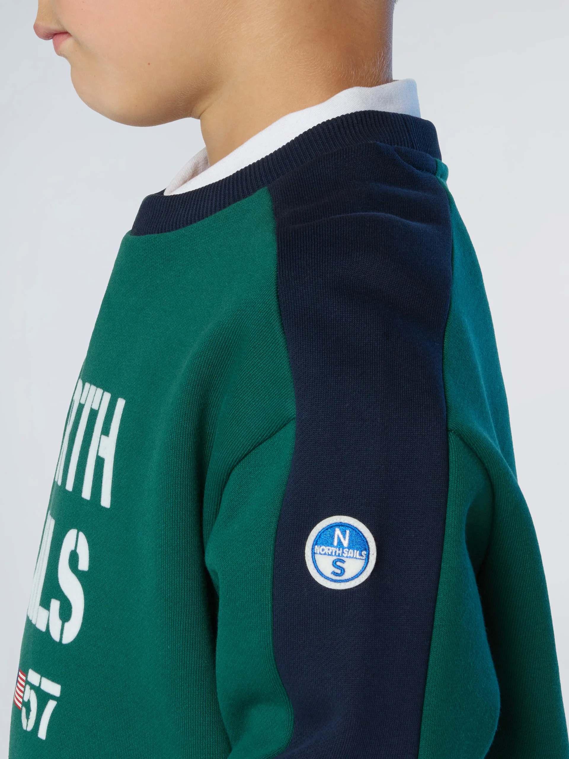 Sweatshirt with flock print - Image 12