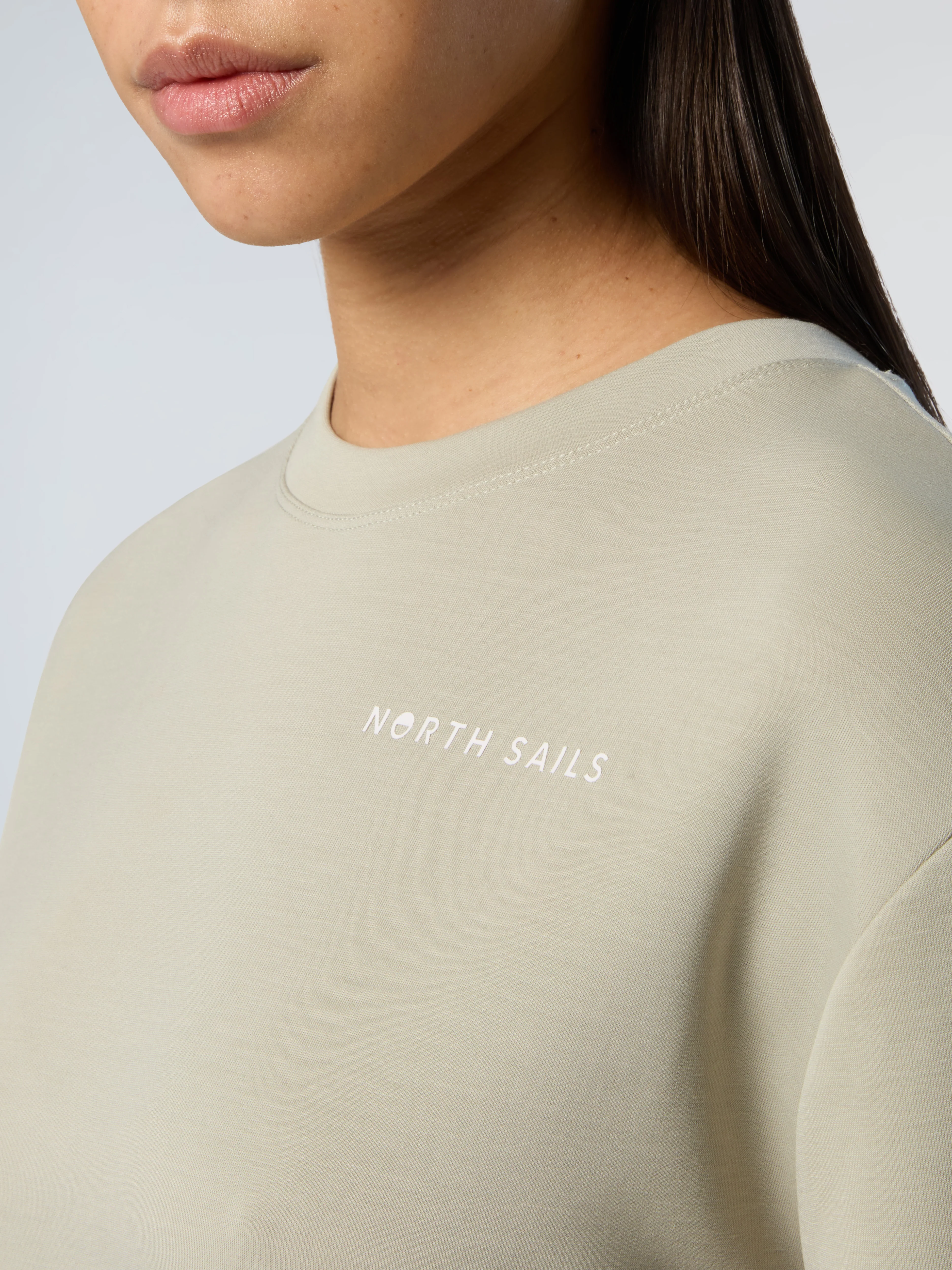 Crew-neck modal sweatshirt - Image 6
