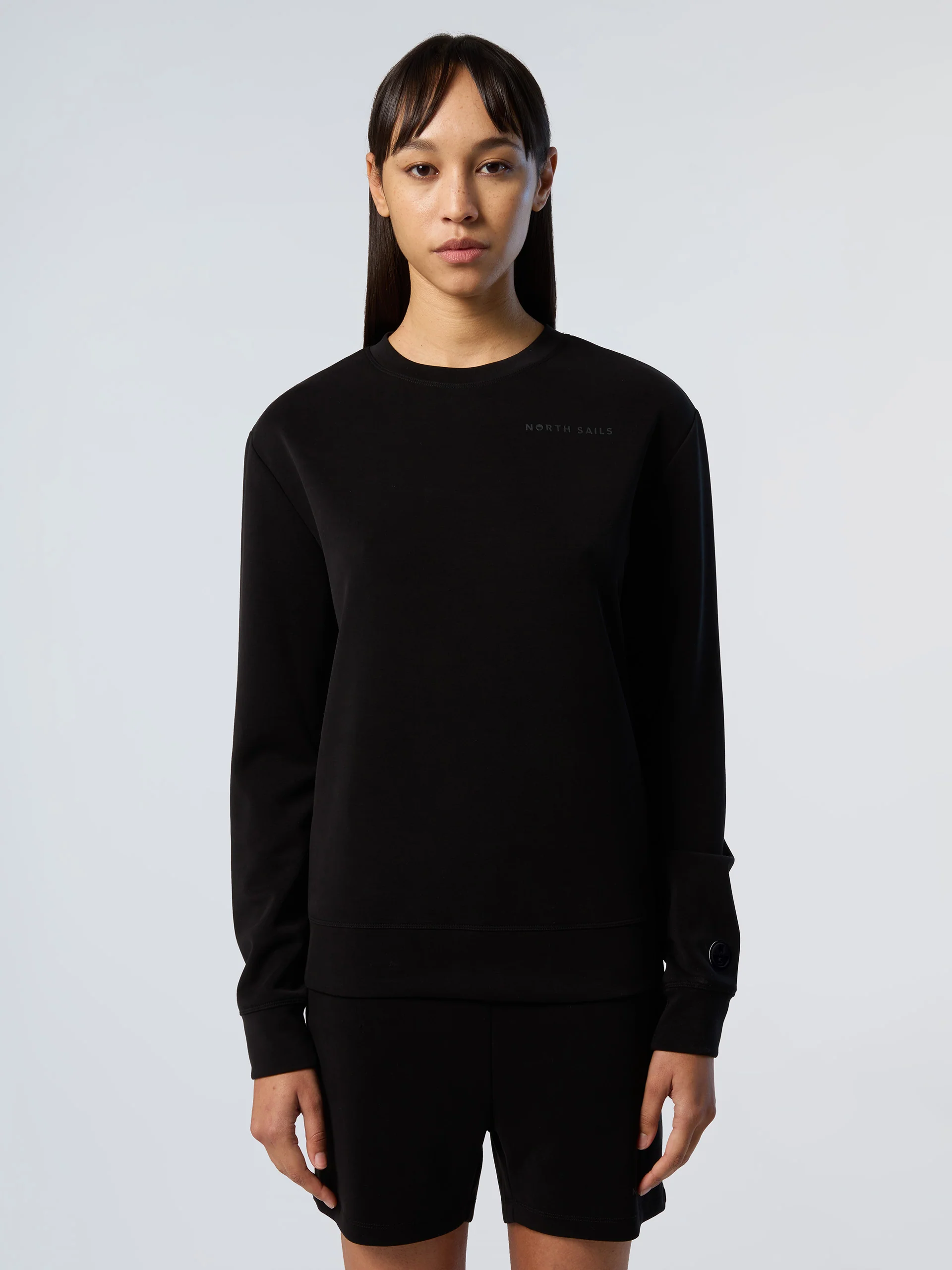 Crew-neck modal sweatshirt - Image 8