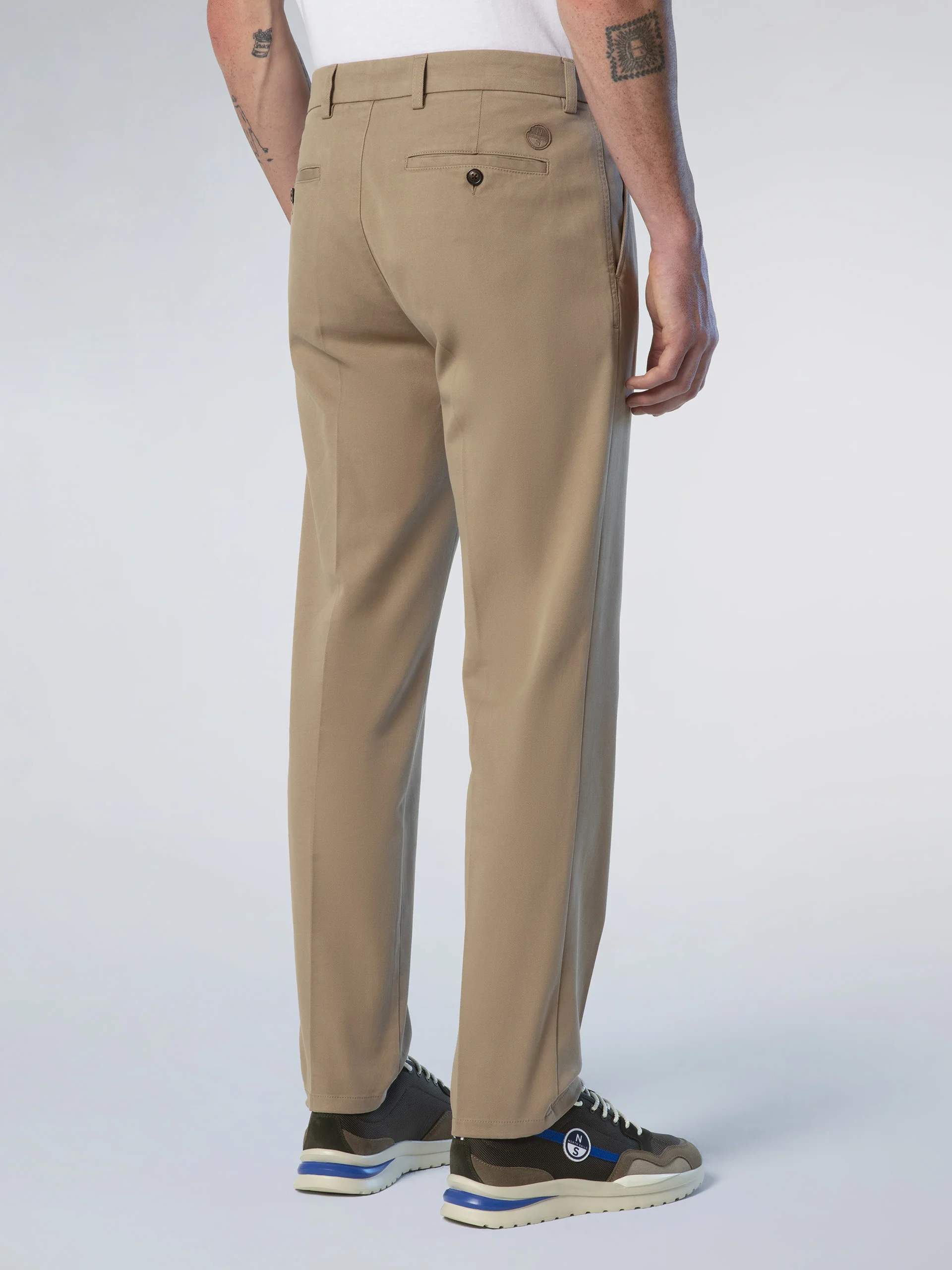 Defender pleated gabardine chinos - Image 4