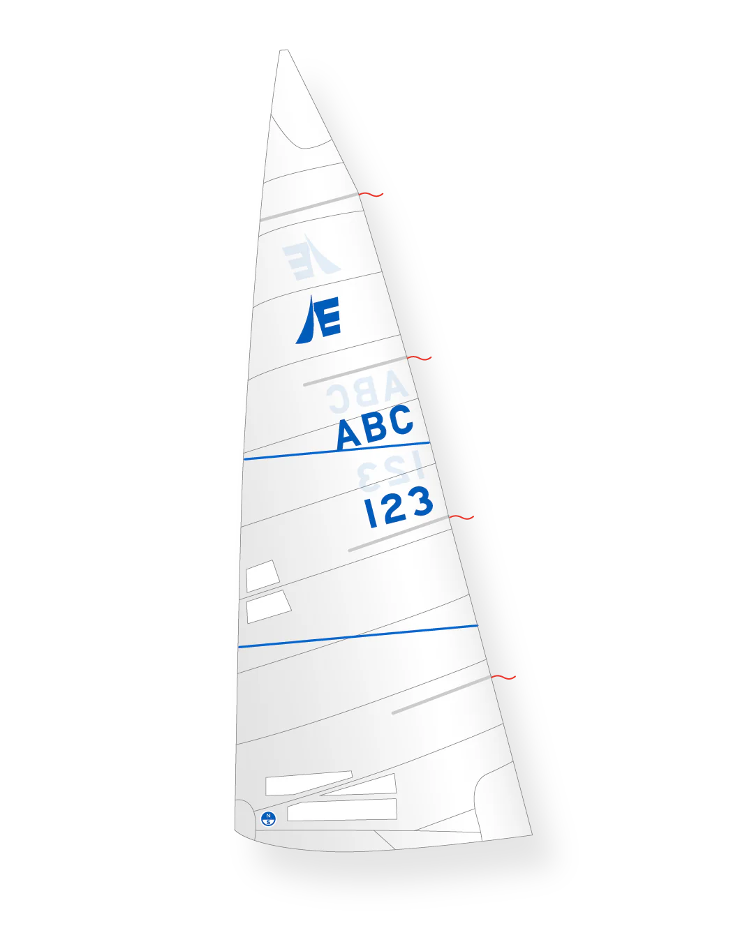 ETCHELLS PC+ RADIAL HEAD 2 MAINSAIL