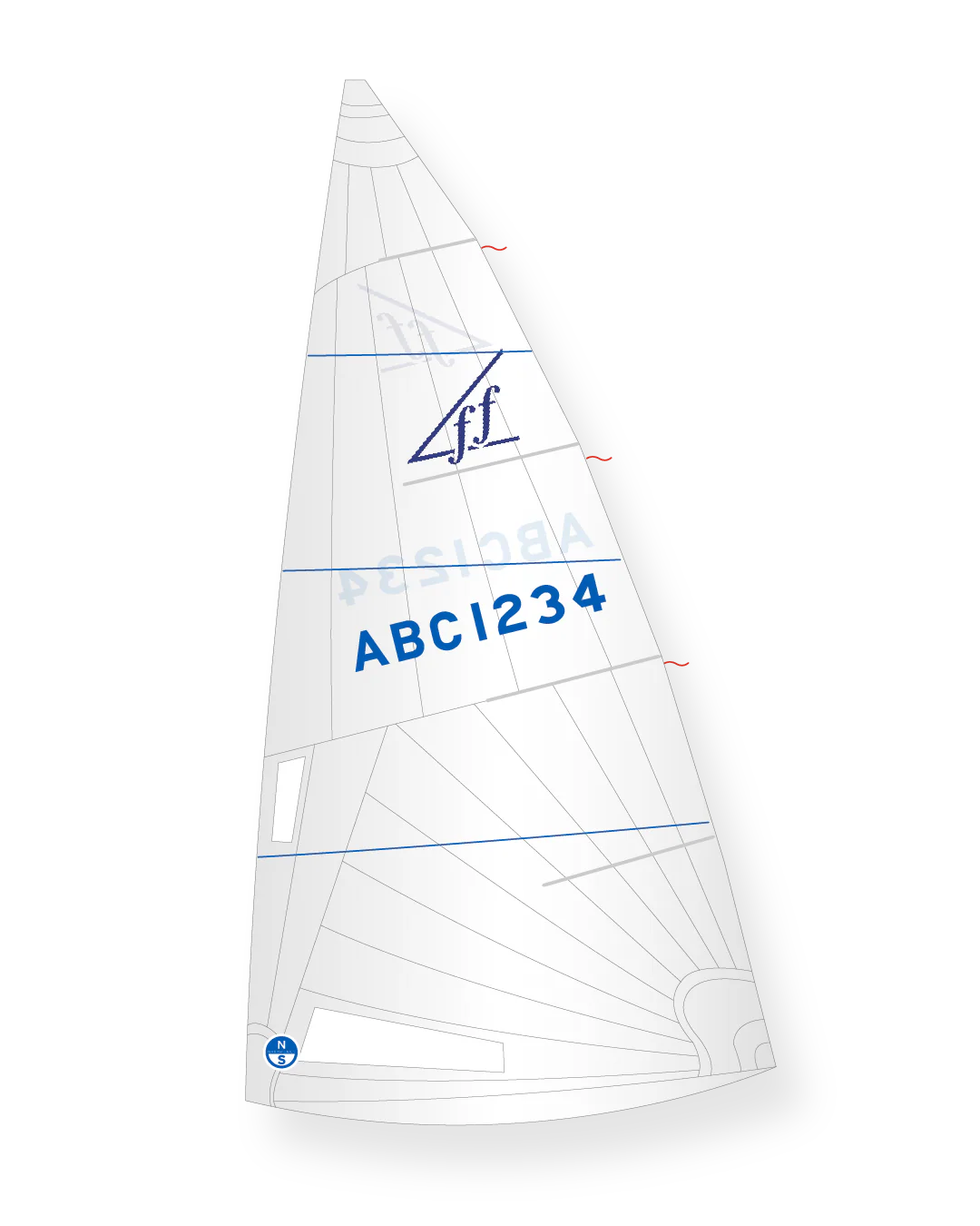 FLYING FIFTEEN FR-3 MINUS MAINSAIL