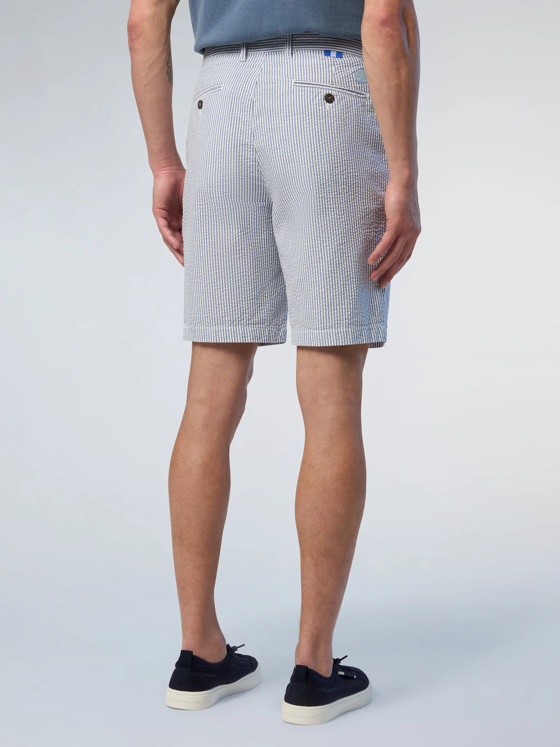 Freedom seersucker chino shorts - Image 4