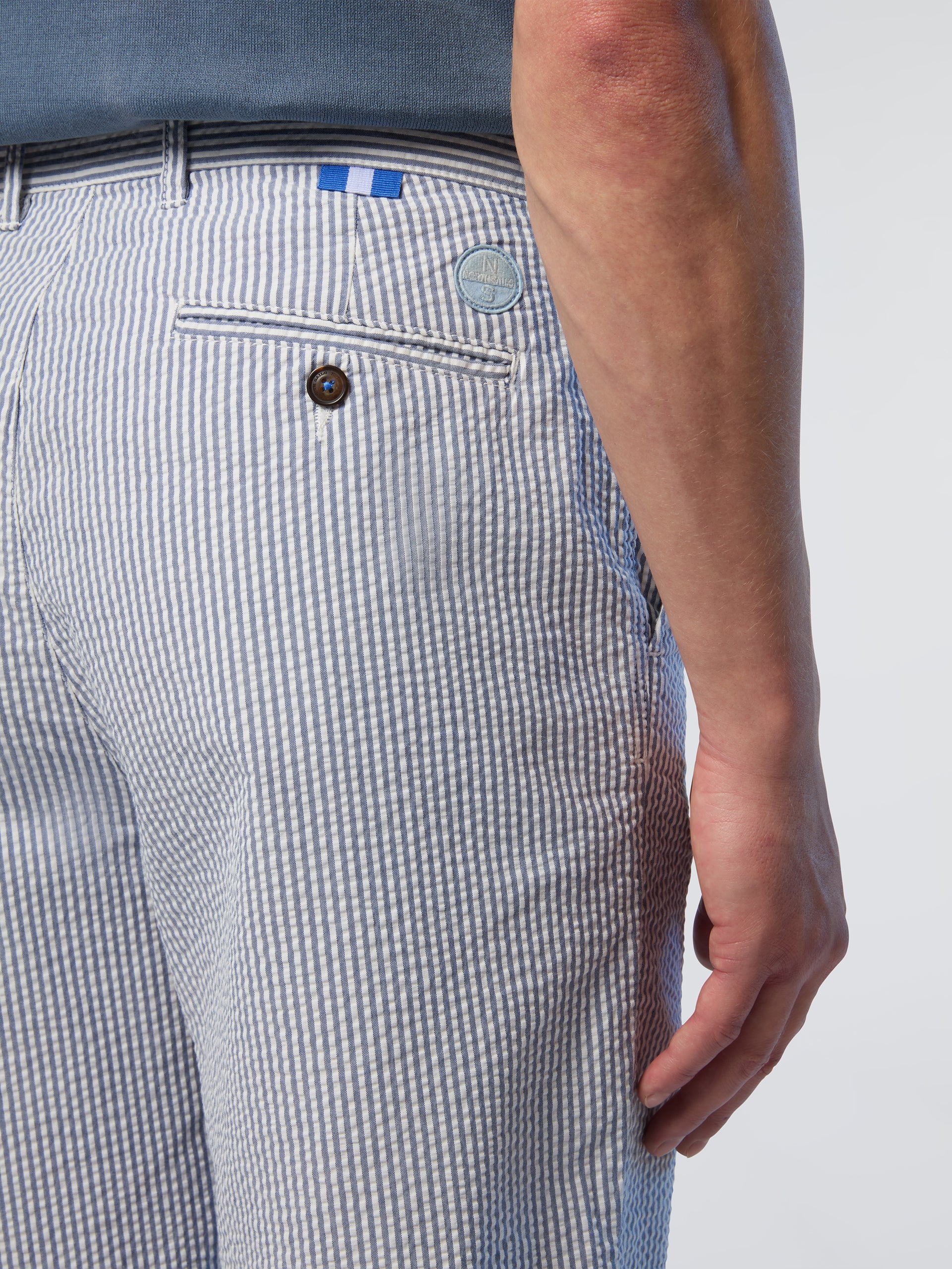 Freedom seersucker chino shorts - Image 5