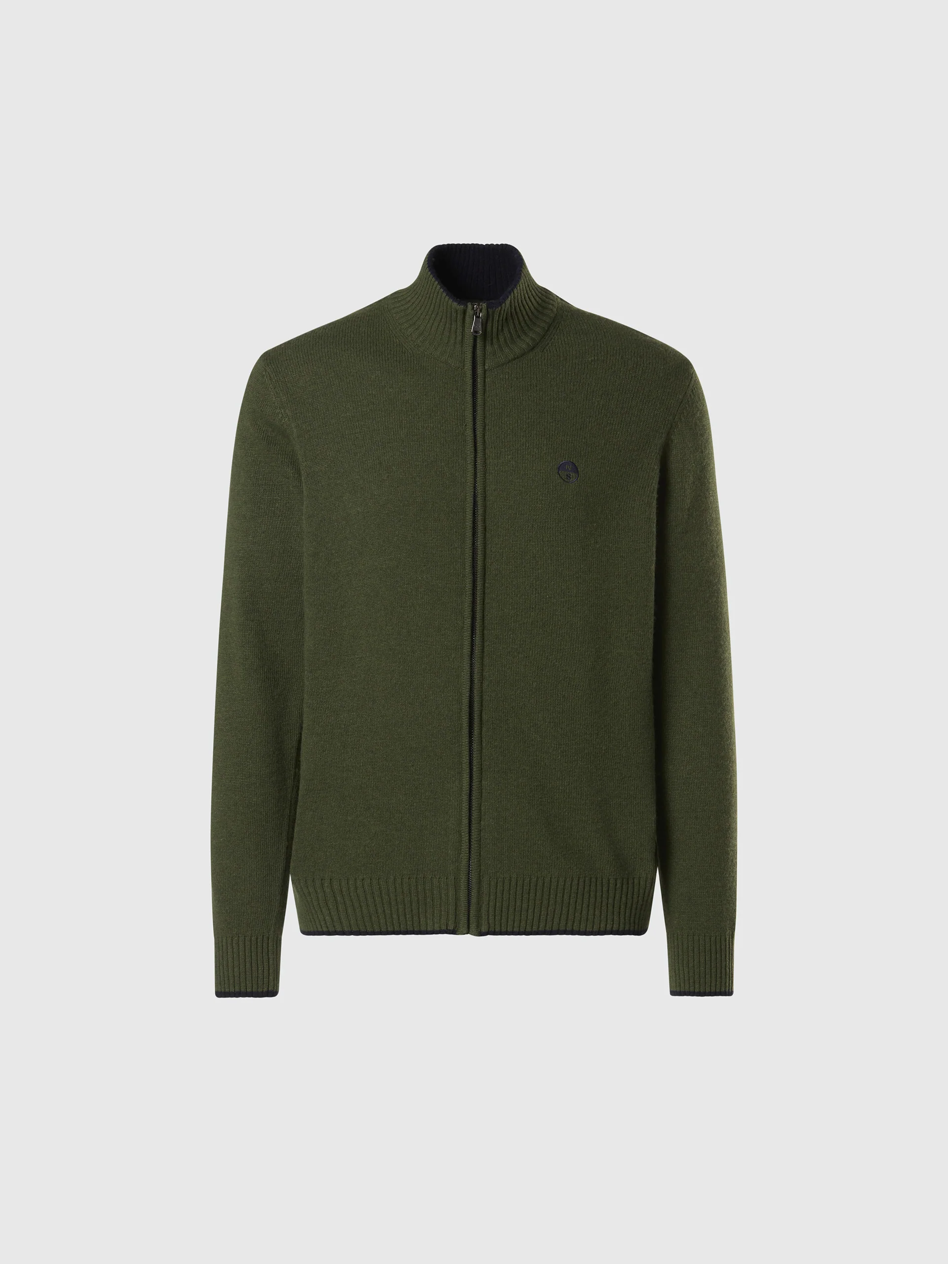 Cashmere blend zip-through sweater - Image 3