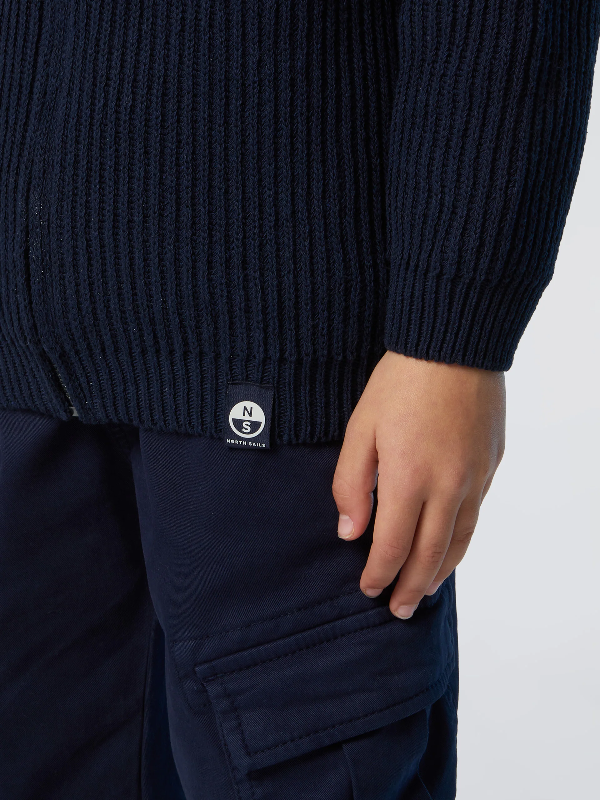 Ribbed zip-through sweater - Image 10