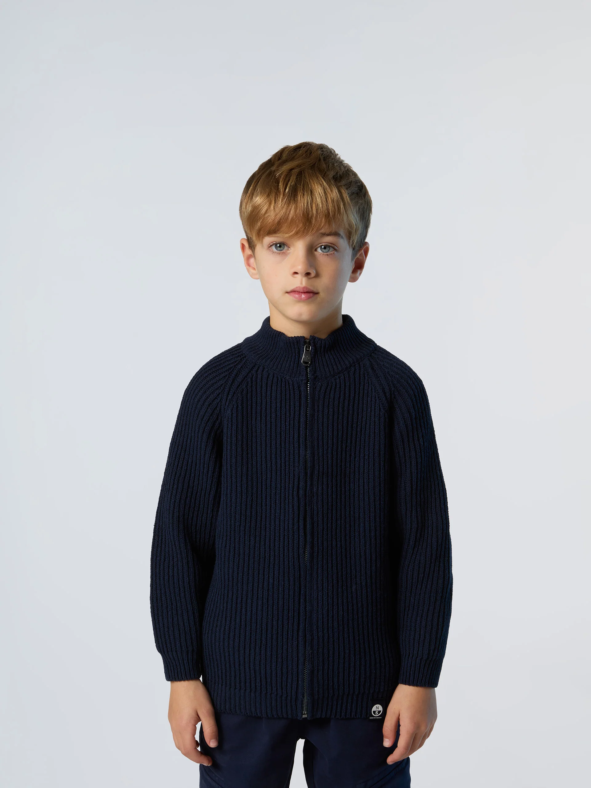 Ribbed zip-through sweater - Image 6