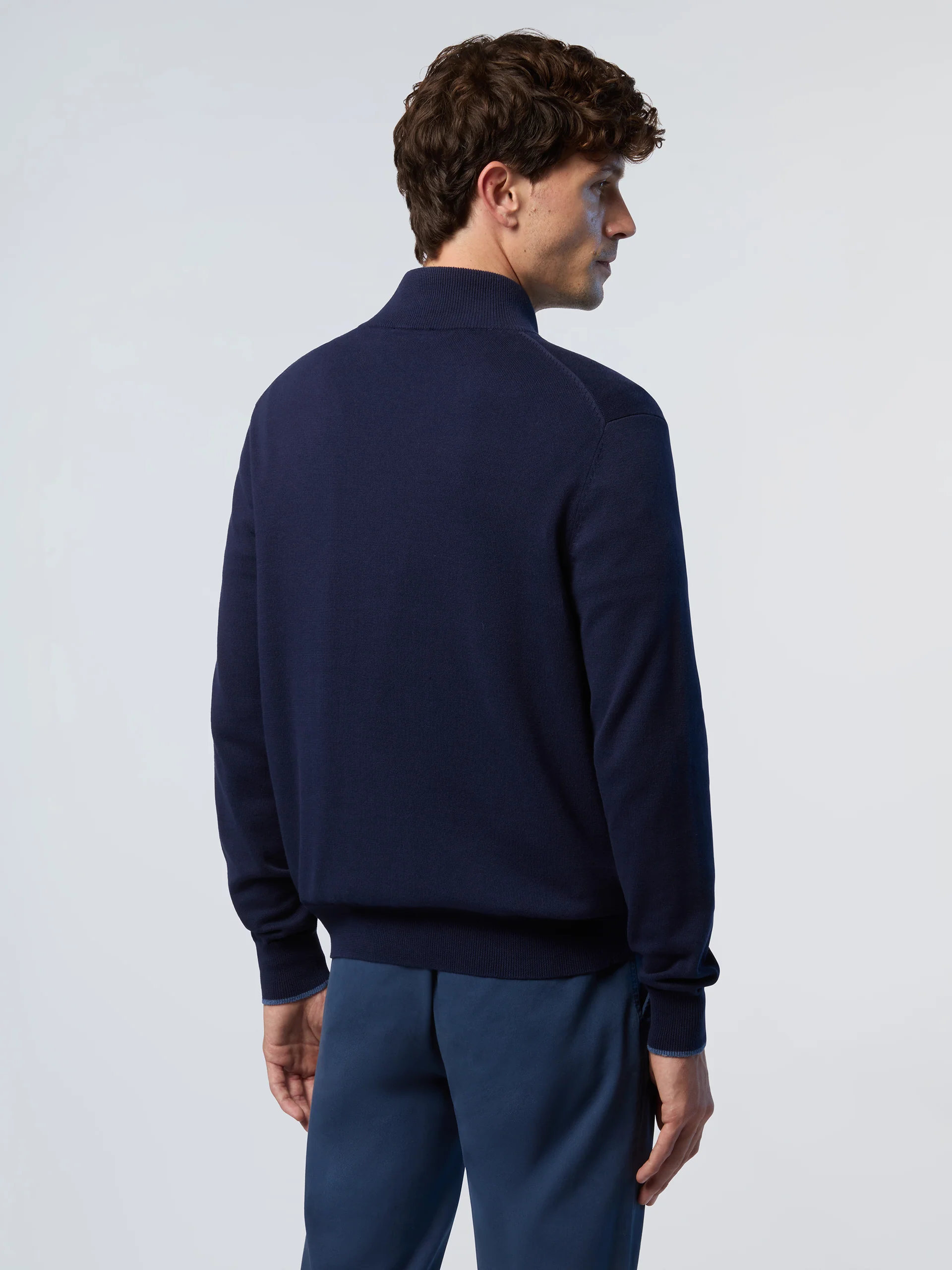 Full-zip sweater with embroidered logo - Image 10