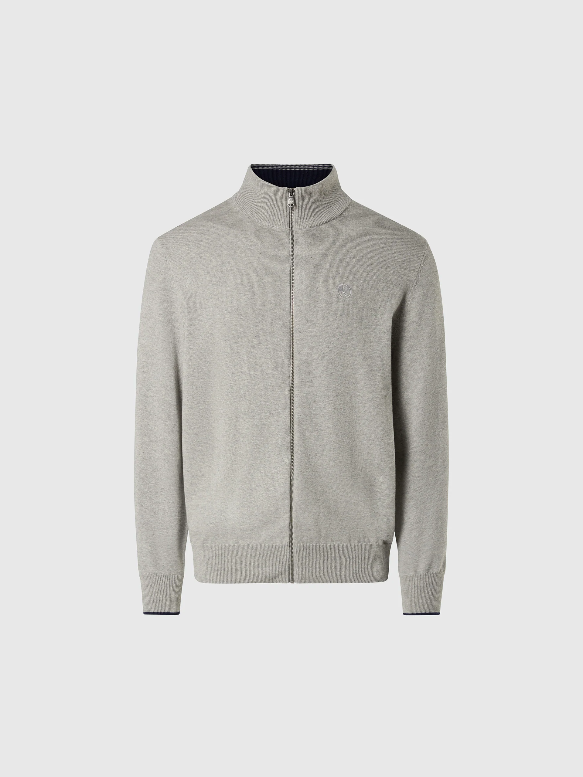 Full-zip sweater with embroidered logo - Image 15