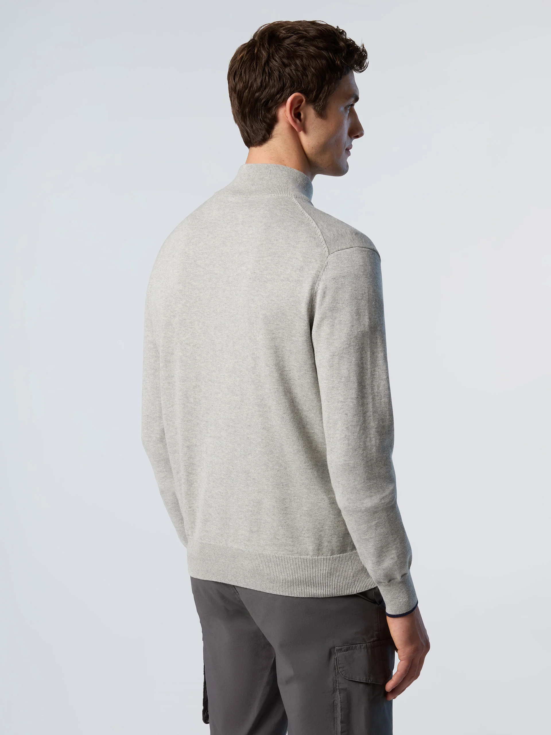 Full-zip sweater with embroidered logo - Image 16