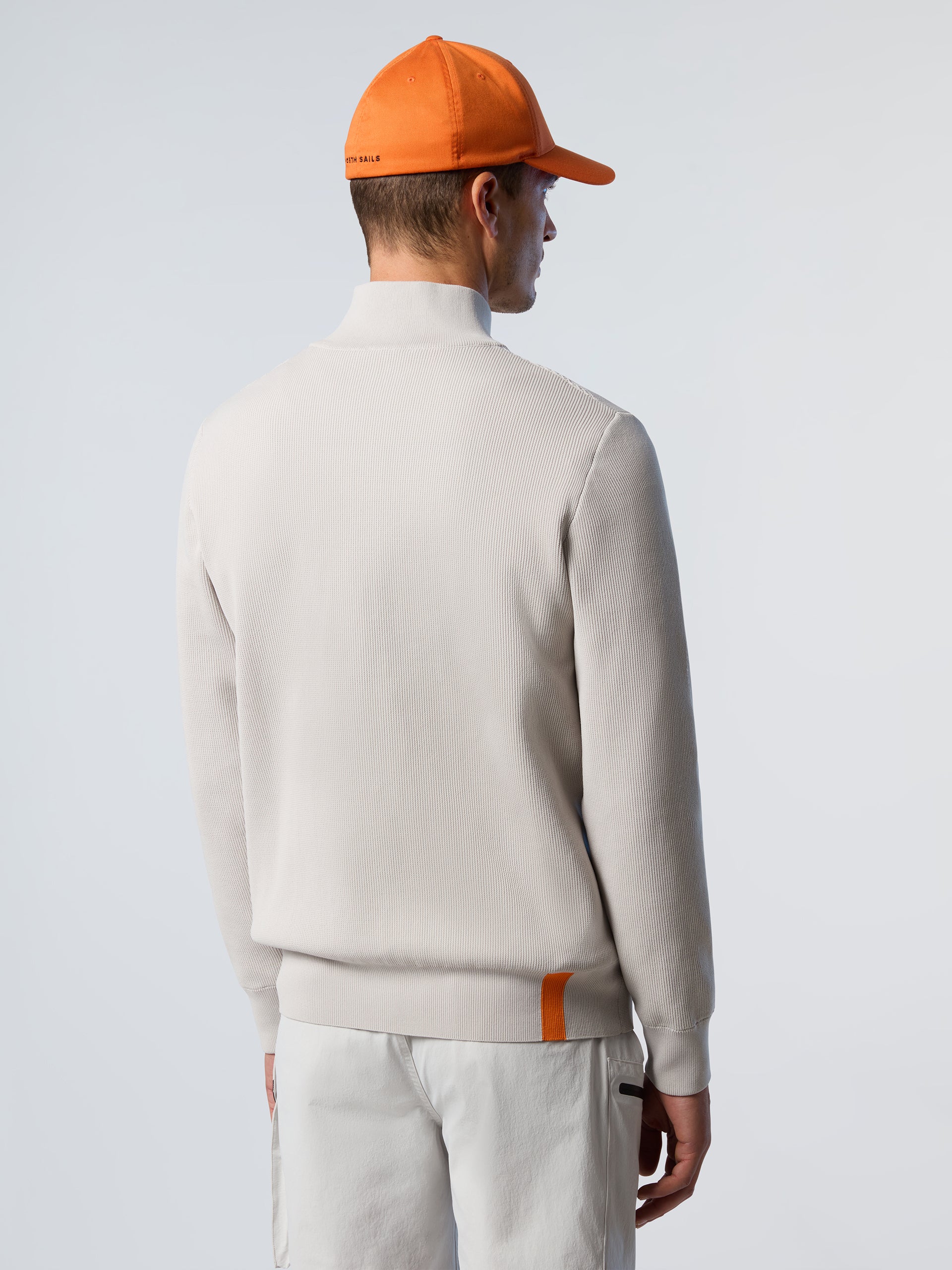 Technical knit full-zip sweater - Image 16