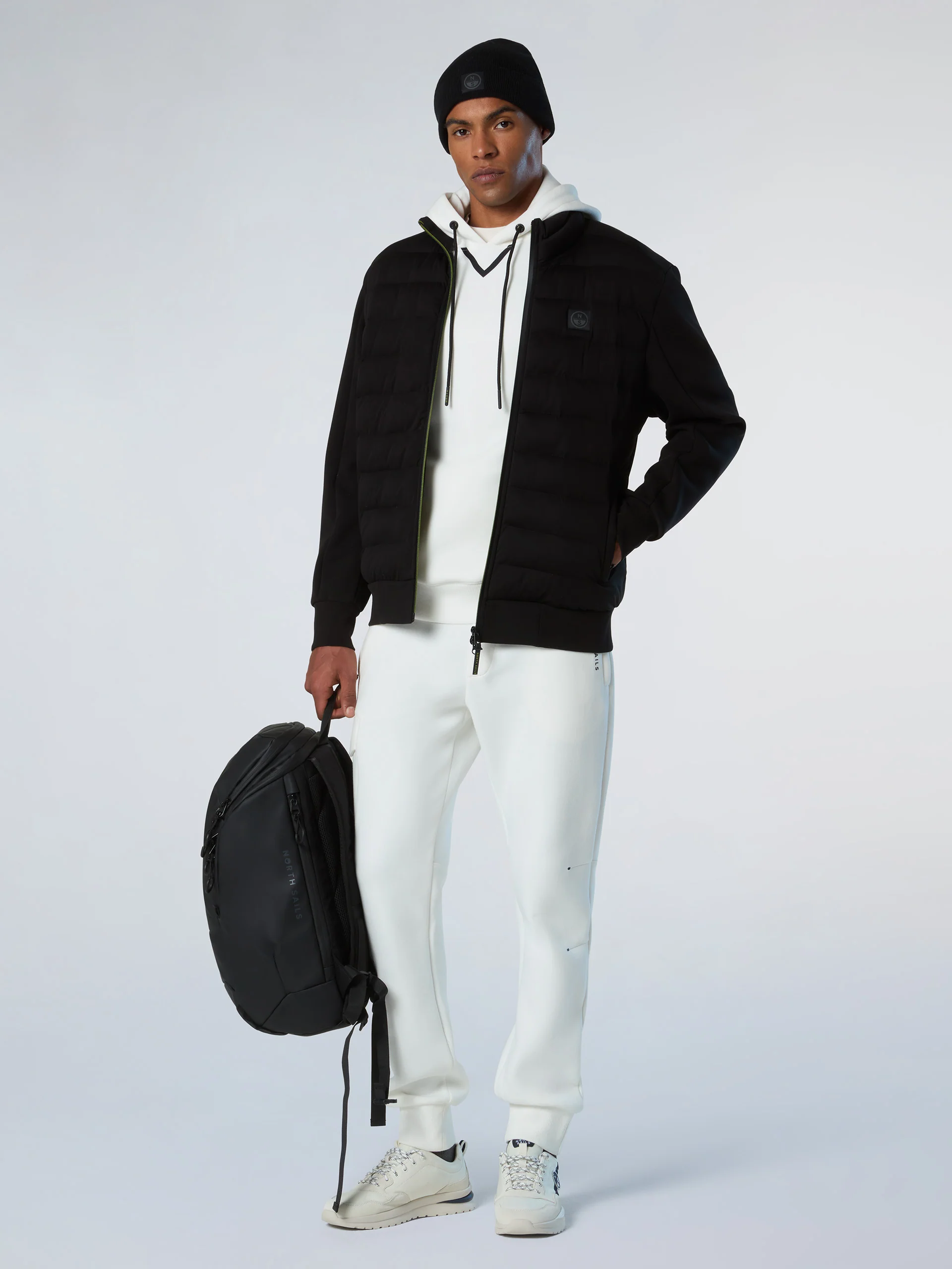 Hybrid zip-up sweatshirt - Image 12