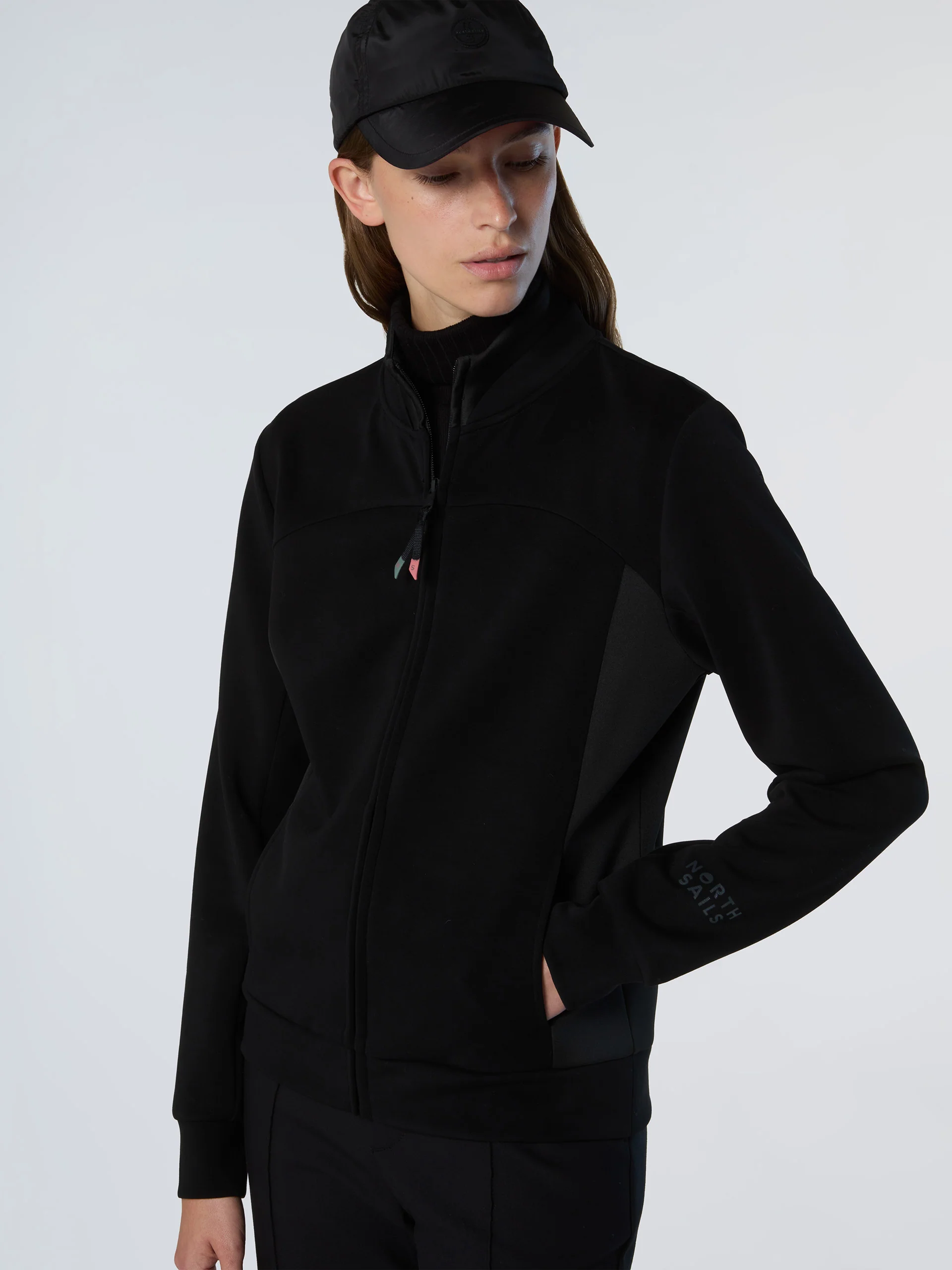 Mock-neck scuba sweatshirt - Image 10