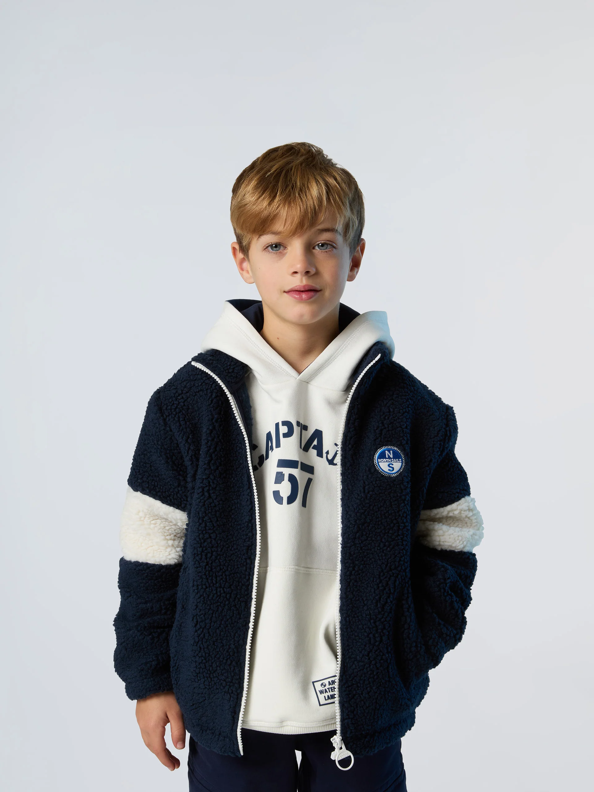 Full-zip fleece sweatshirt - Image 2