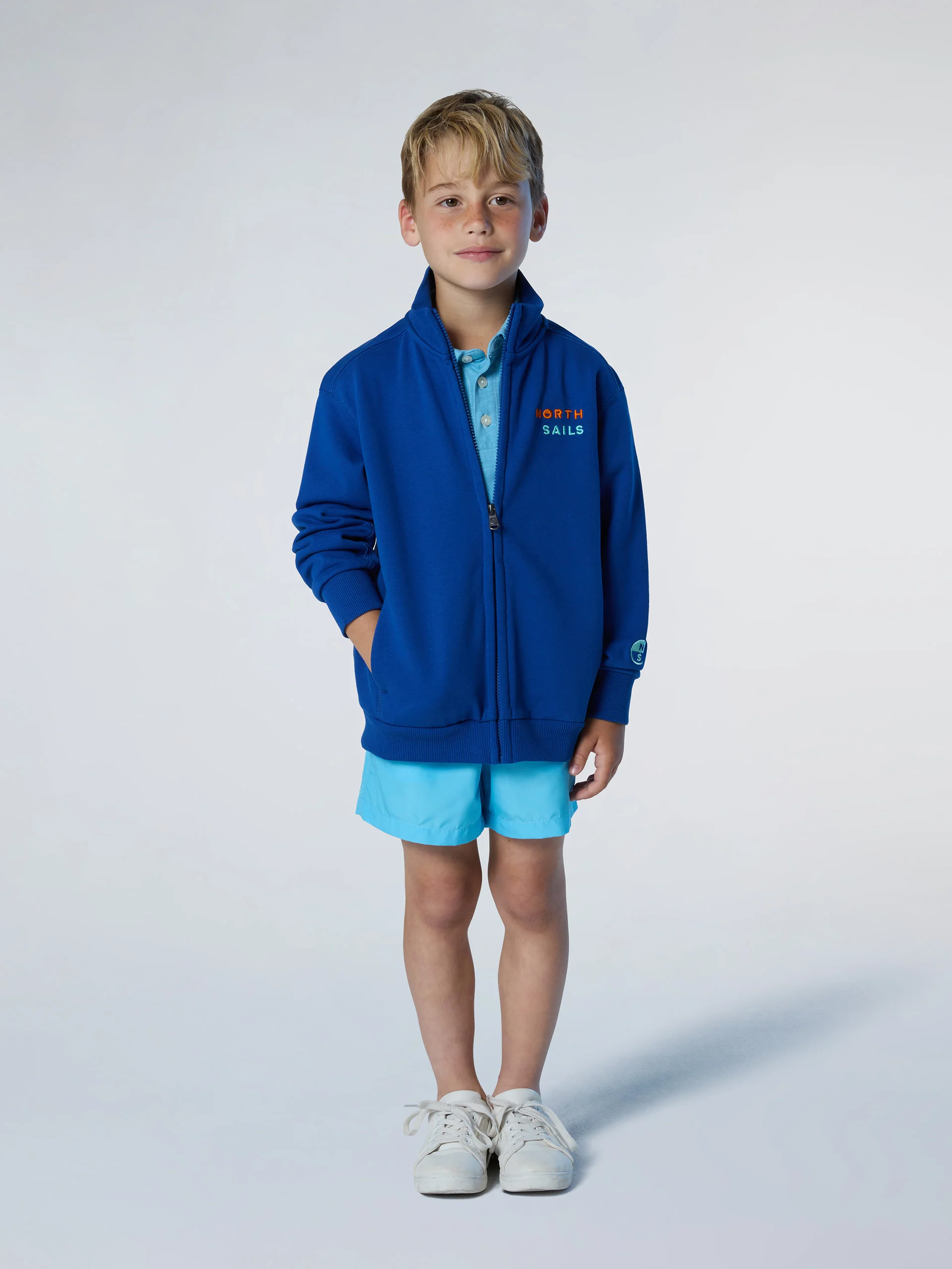 Full-zip sweatshirt with embroidery - Image 5