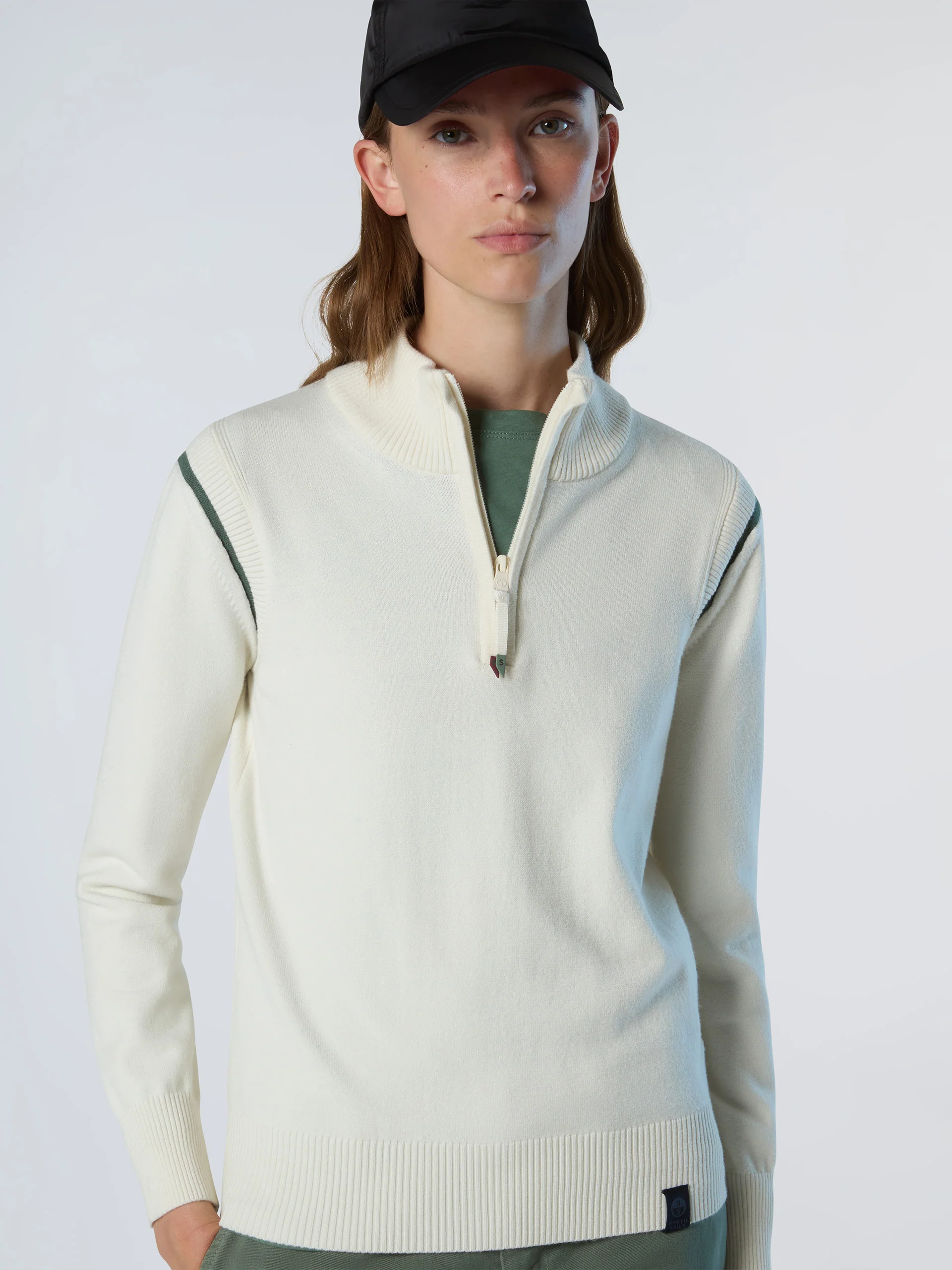 Viscose mock-neck sweater - Image 2