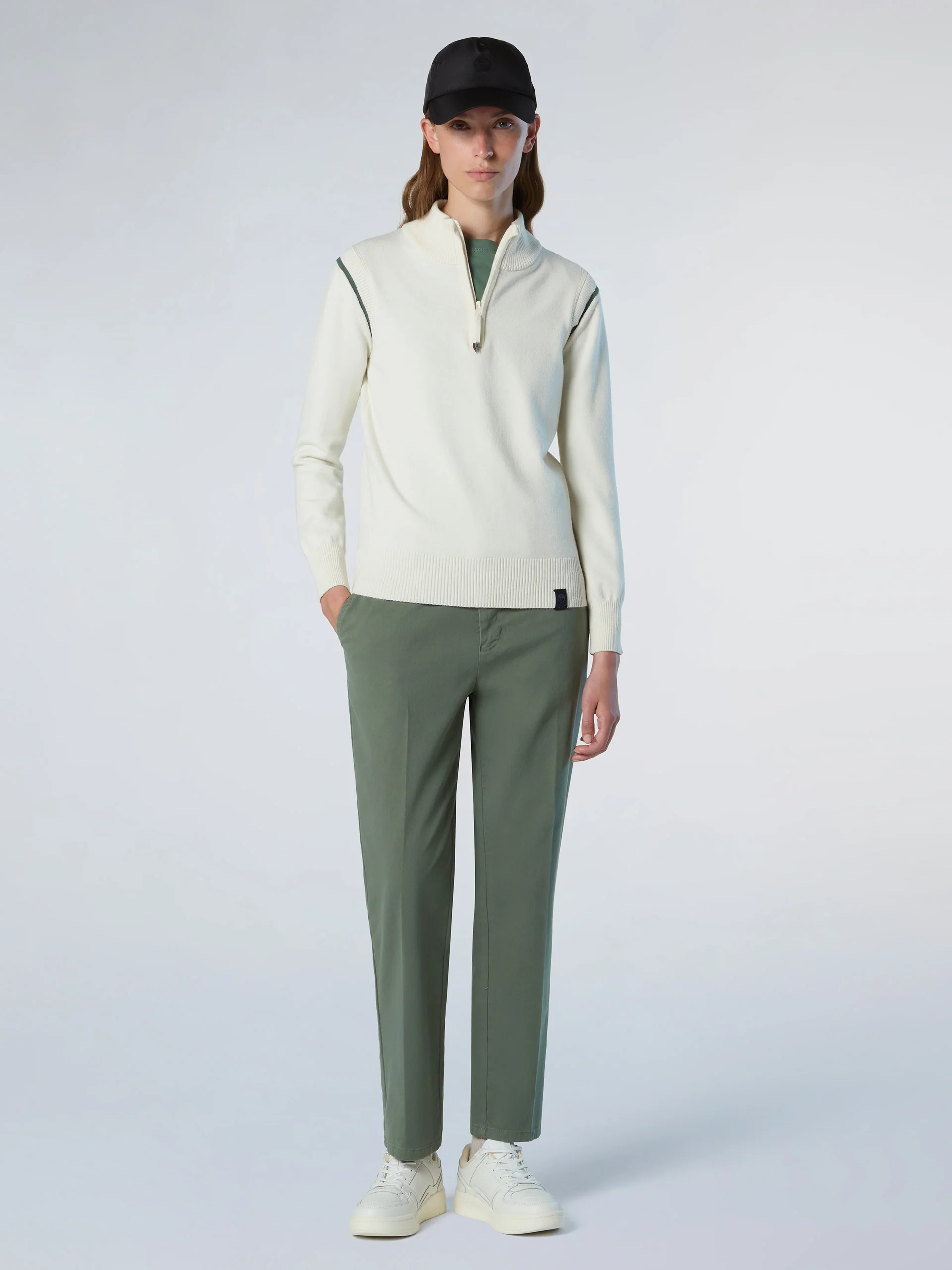 Viscose mock-neck sweater - Image 5