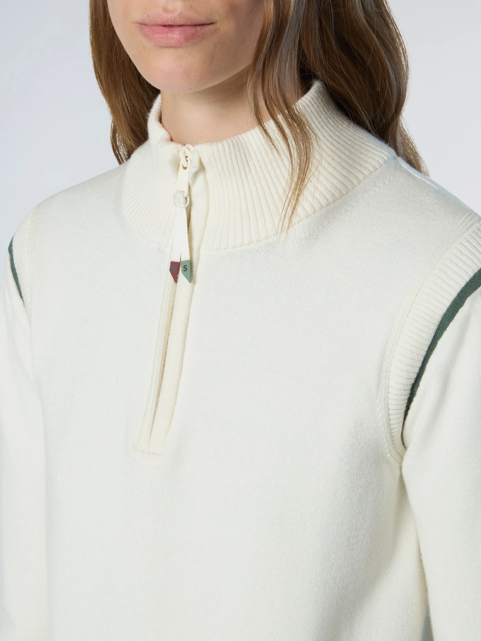 Viscose mock-neck sweater - Image 6