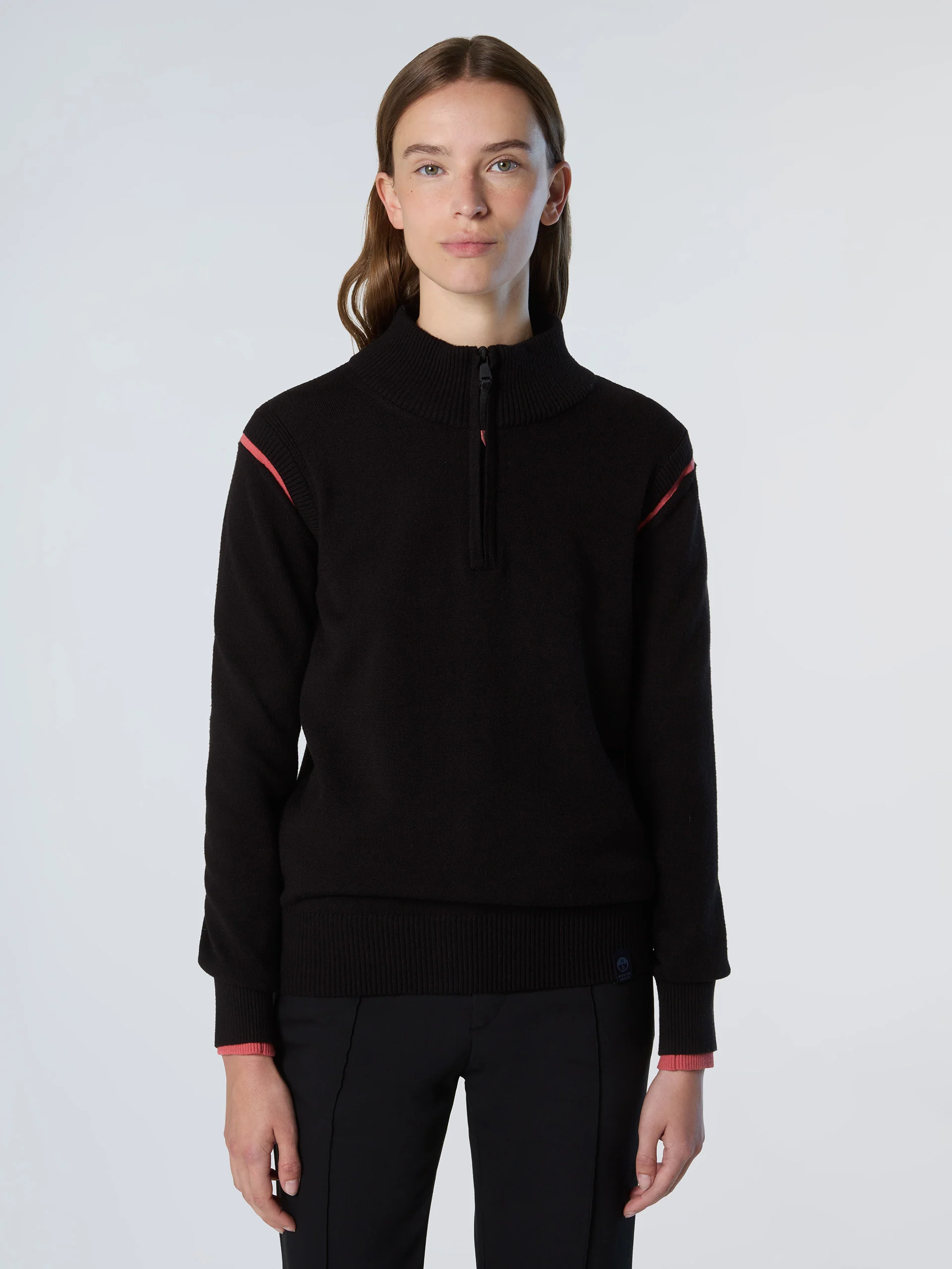 Viscose mock-neck sweater - Image 8