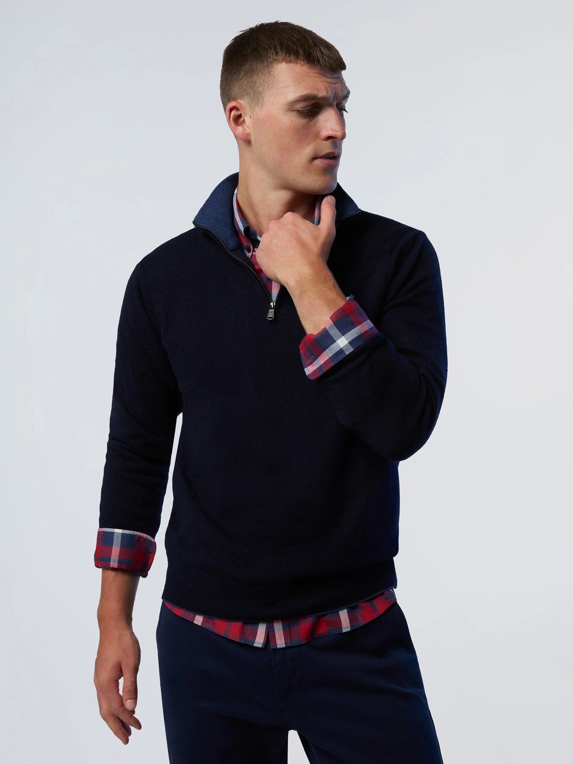Cashmere half-zip sweater - Image 8