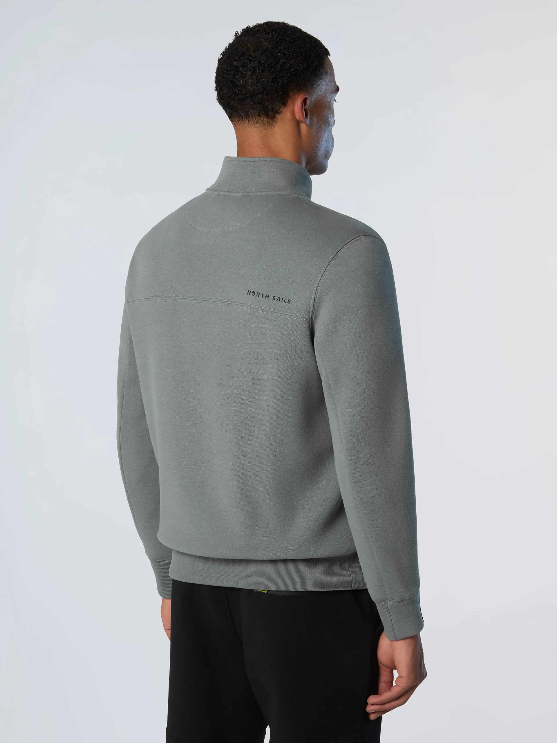Piqué scuba half-zip sweatshirt - Image 19