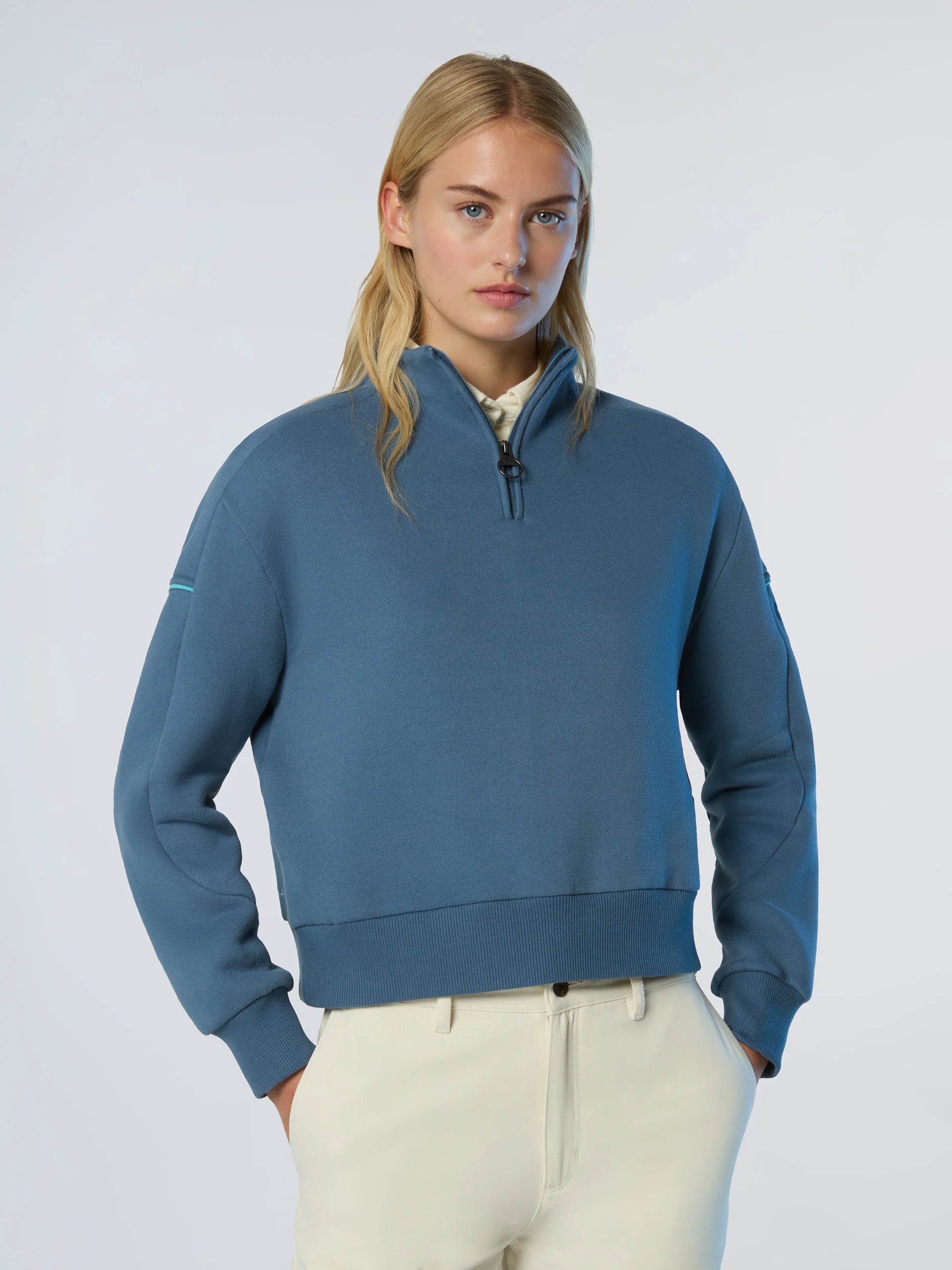 Winter fleece half-zip sweatshirt - Image 9