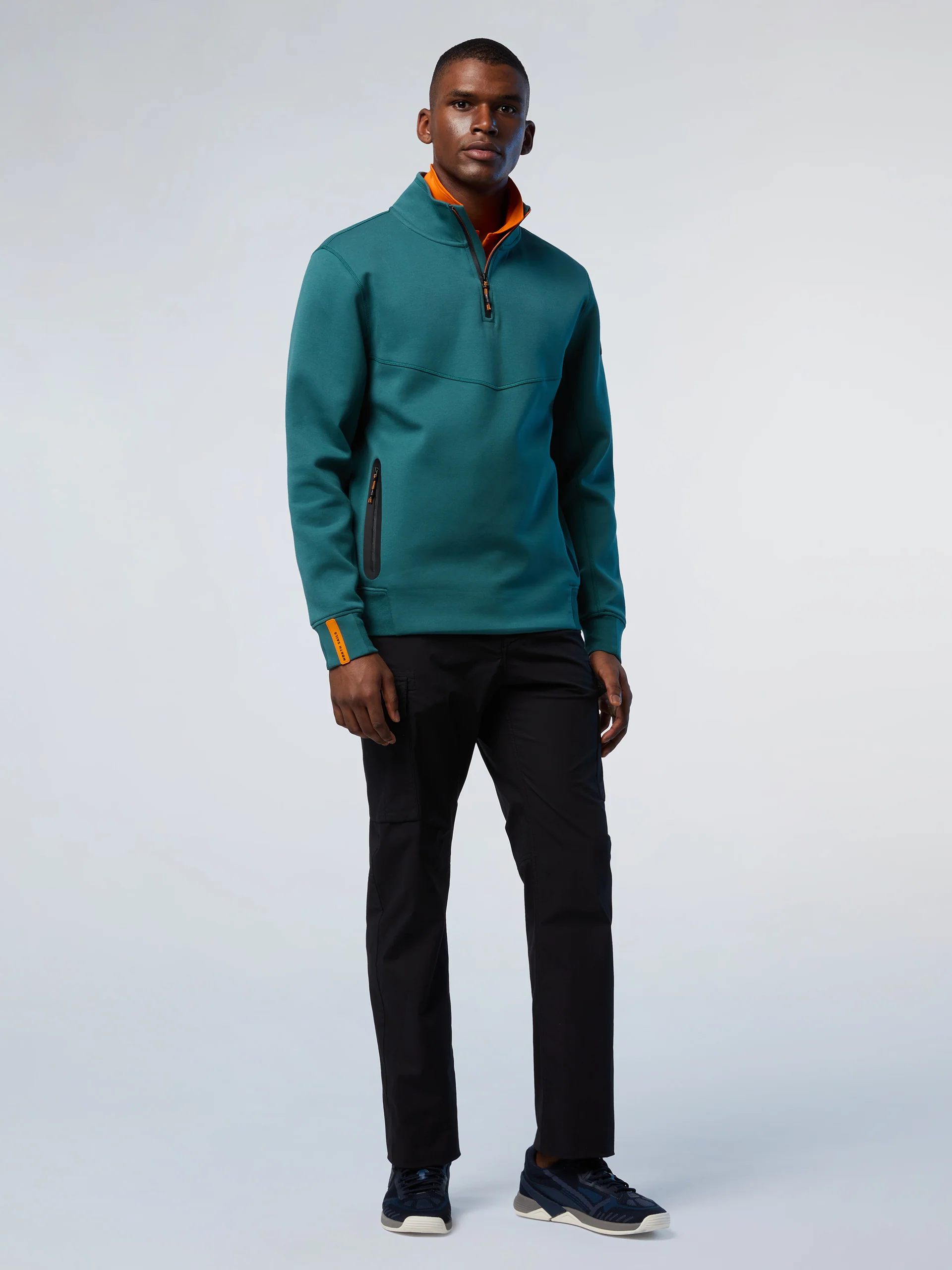 Interlock half-zip sweatshirt - Image 5