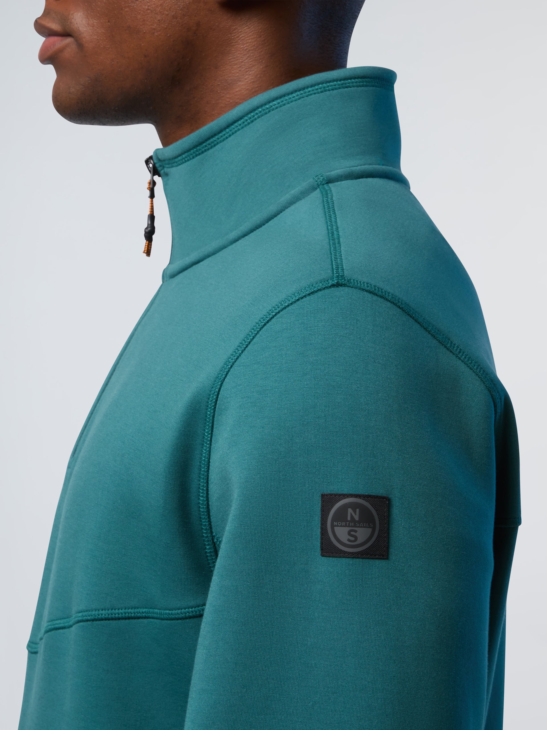 Interlock half-zip sweatshirt - Image 6