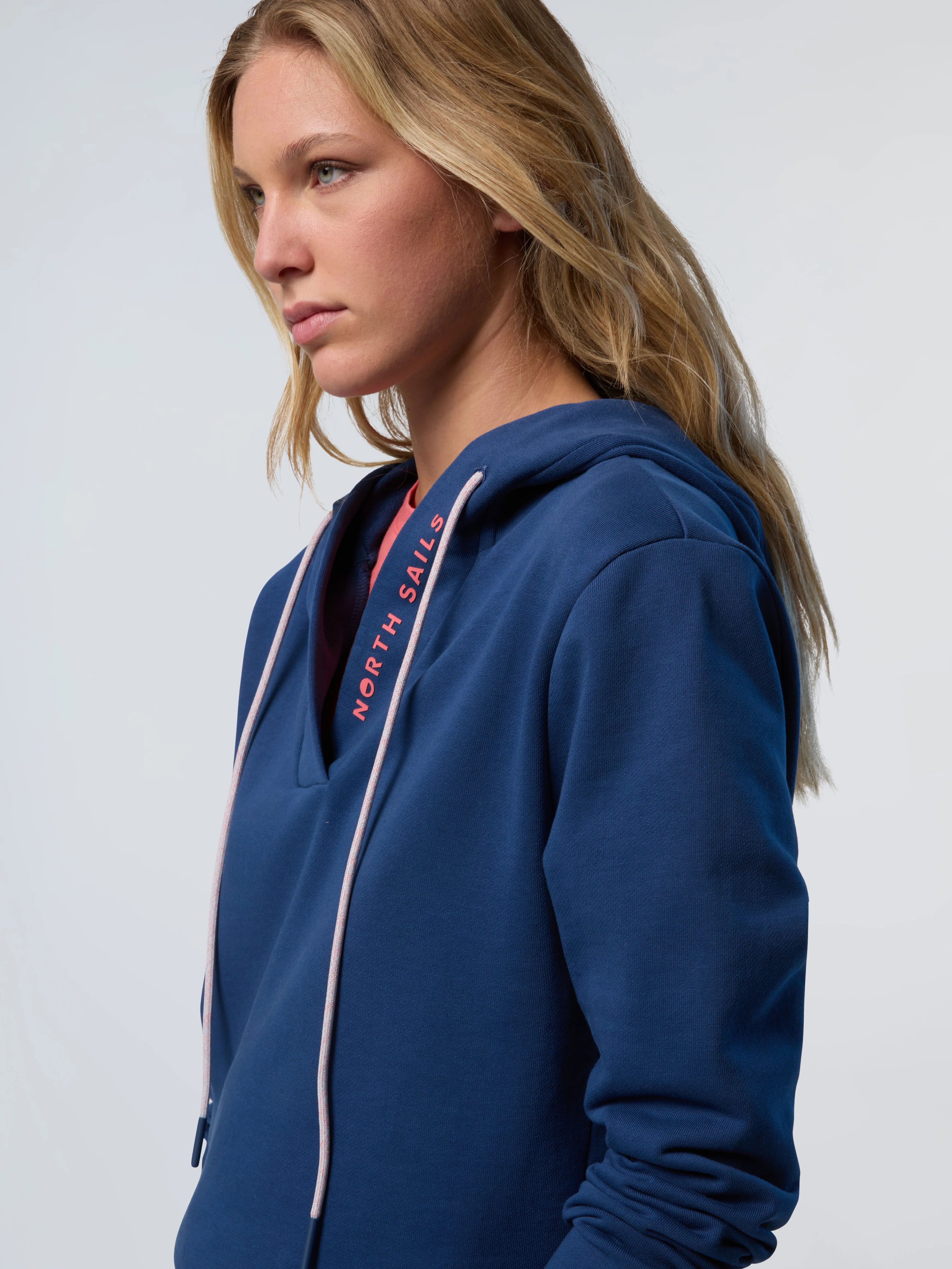 V-neck hoodie with North Sails print - Image 9