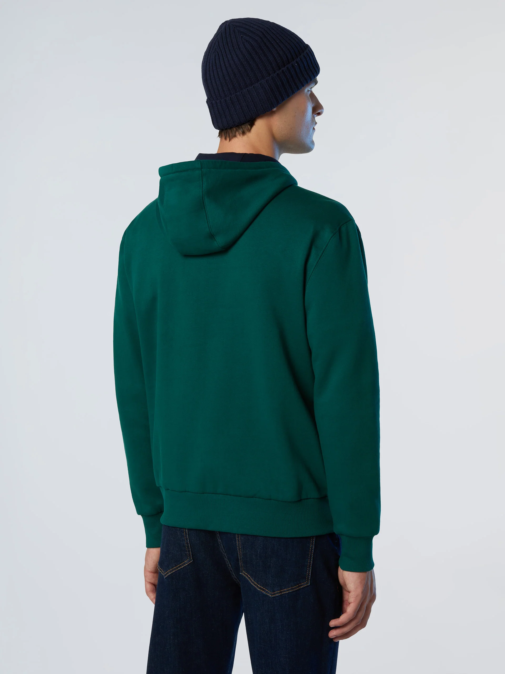 Full-zip hoodie with embroidered logo - Image 17