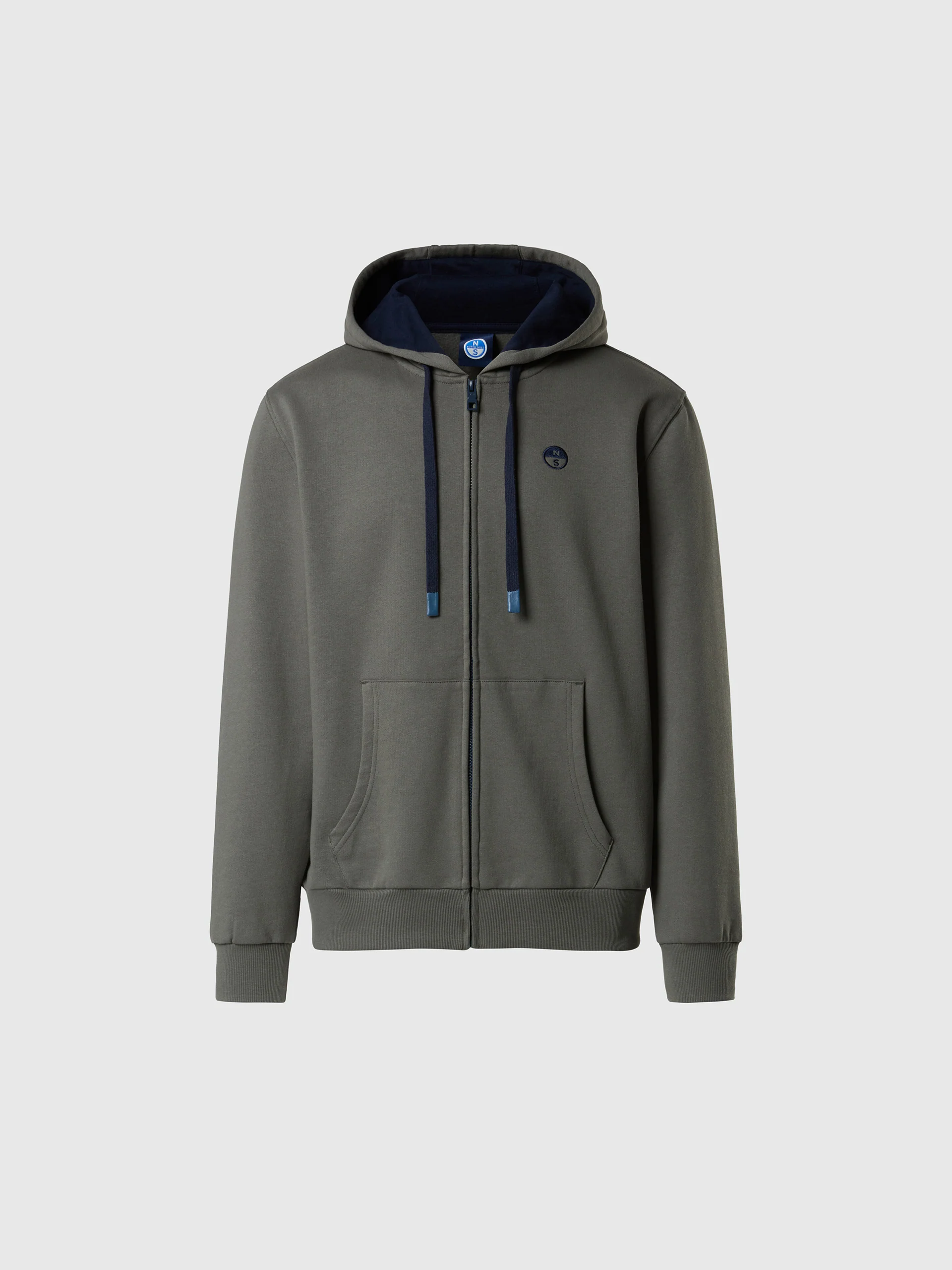 Full-zip hoodie with embroidered logo - Image 23