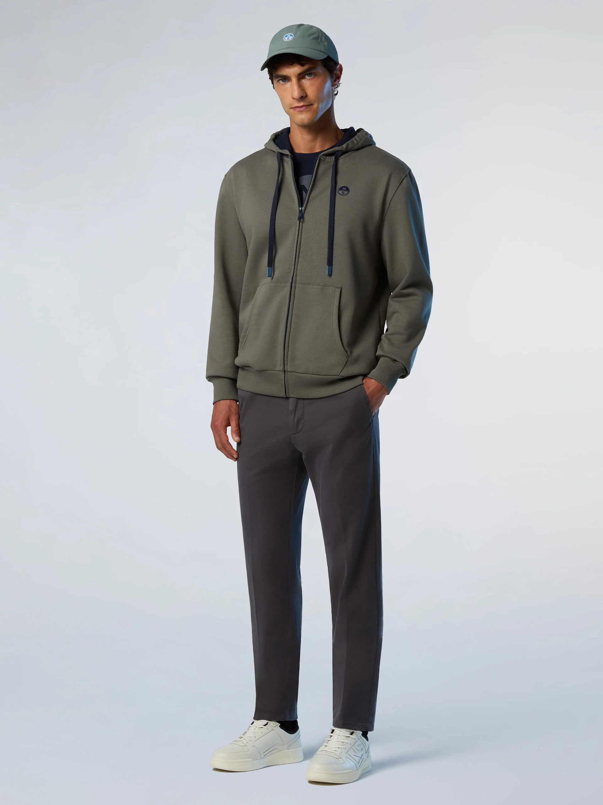 Full-zip hoodie with embroidered logo - Image 25
