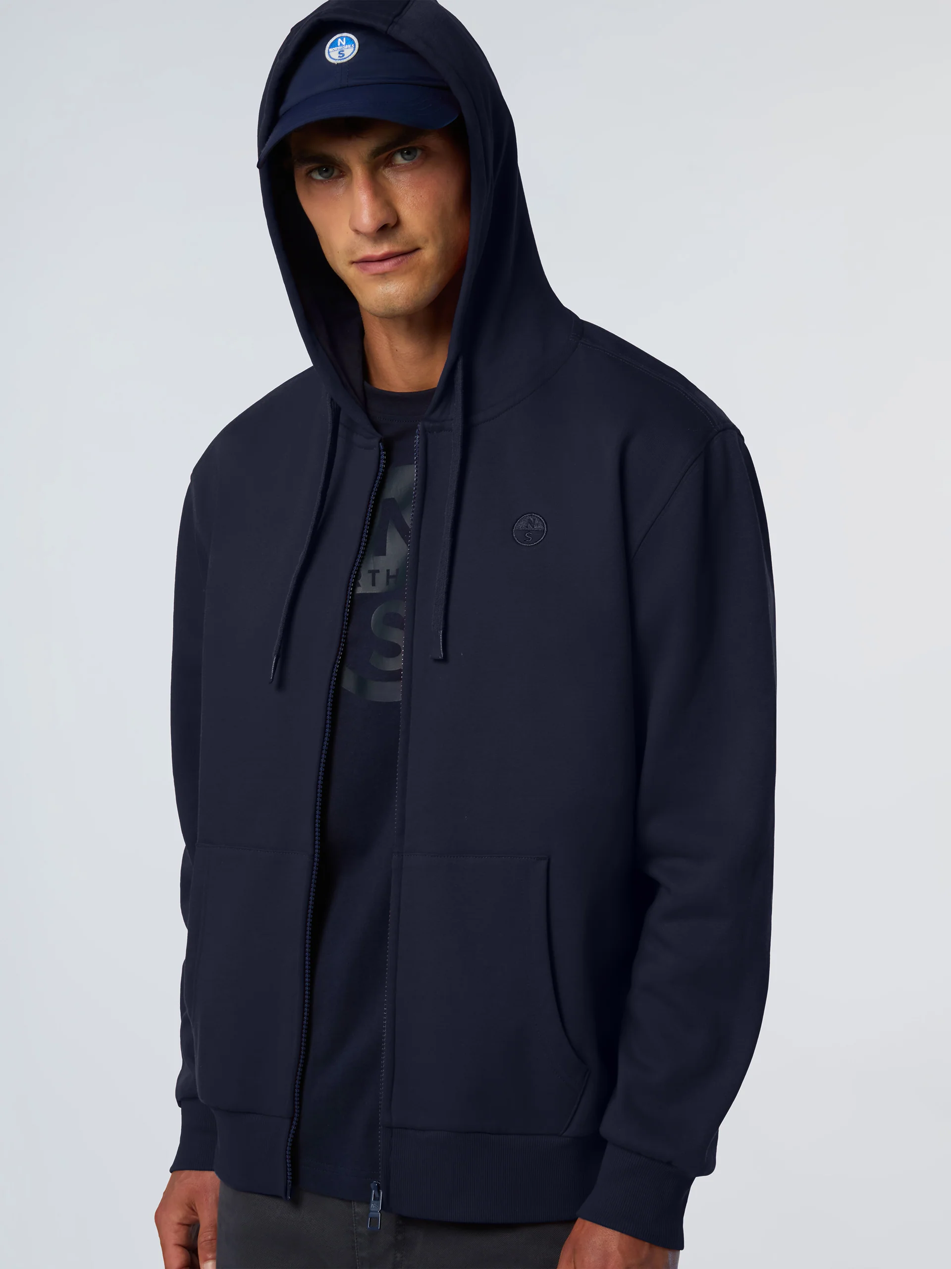 Full-zip hoodie with embroidered logo - Image 28