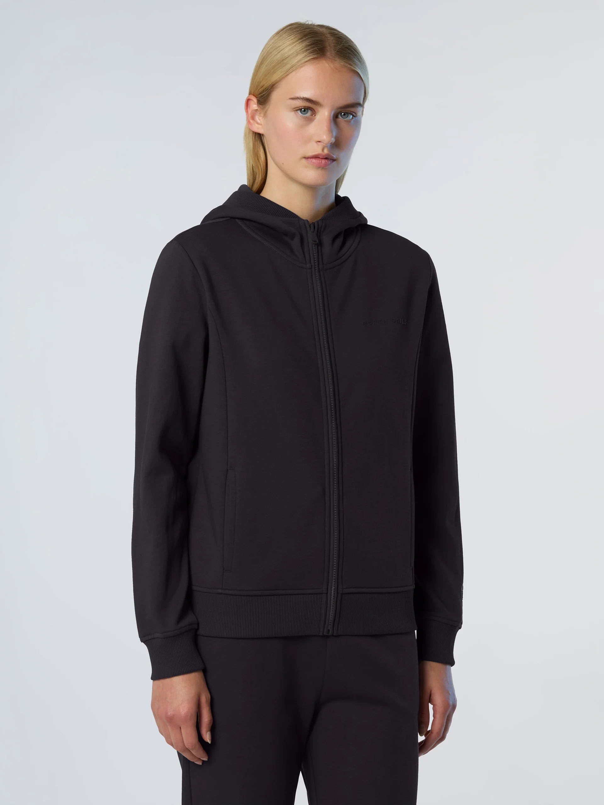 Full-zip hoodie with tonal logo - Image 27