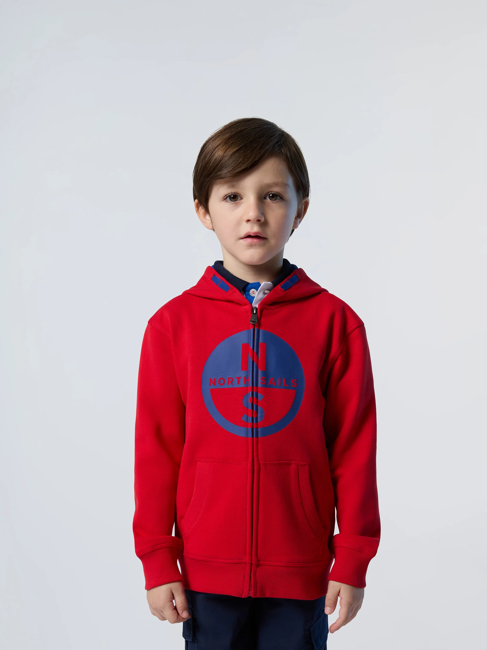 Zipper hoodie with maxi logo - Image 7