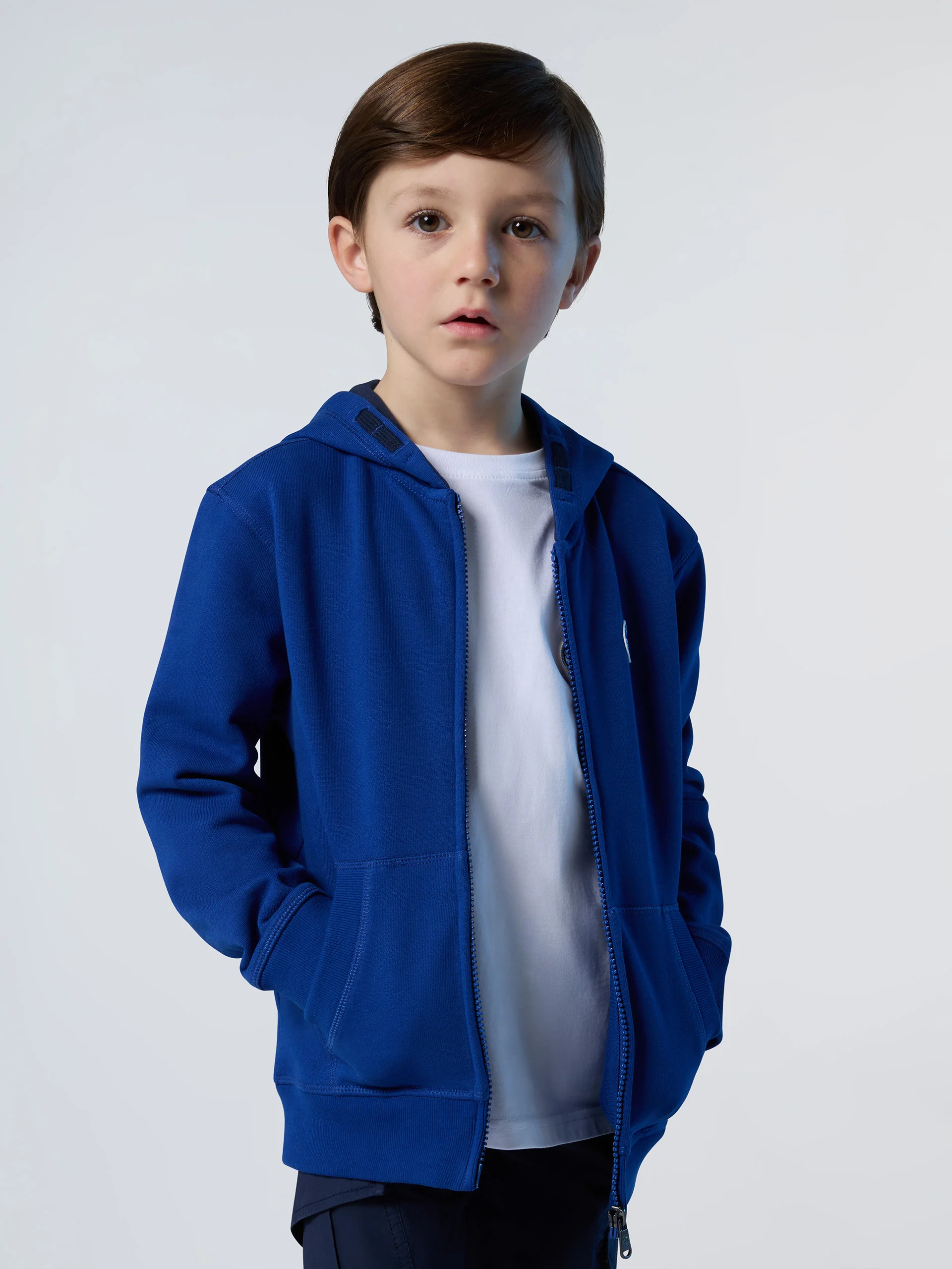 Zipper hoodie with logo patch - Image 8