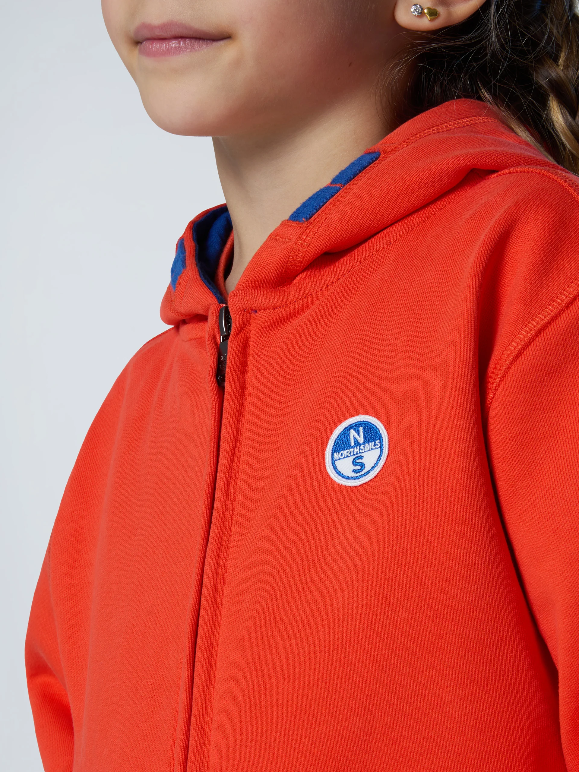Full-zip hoodie with logo patch - Image 11