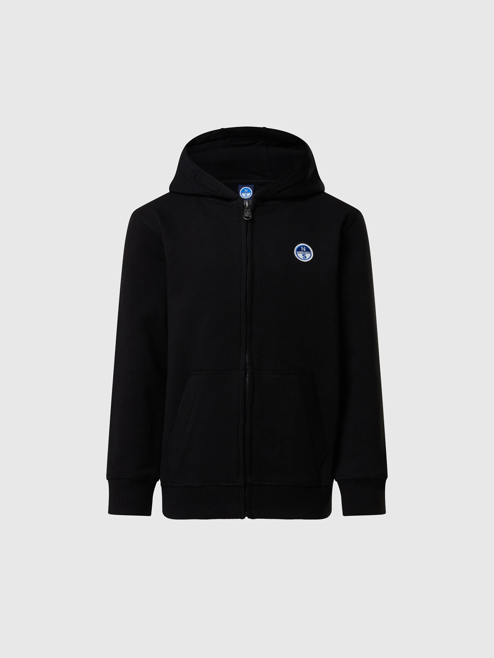 Full-zip hoodie with logo patch - Image 19