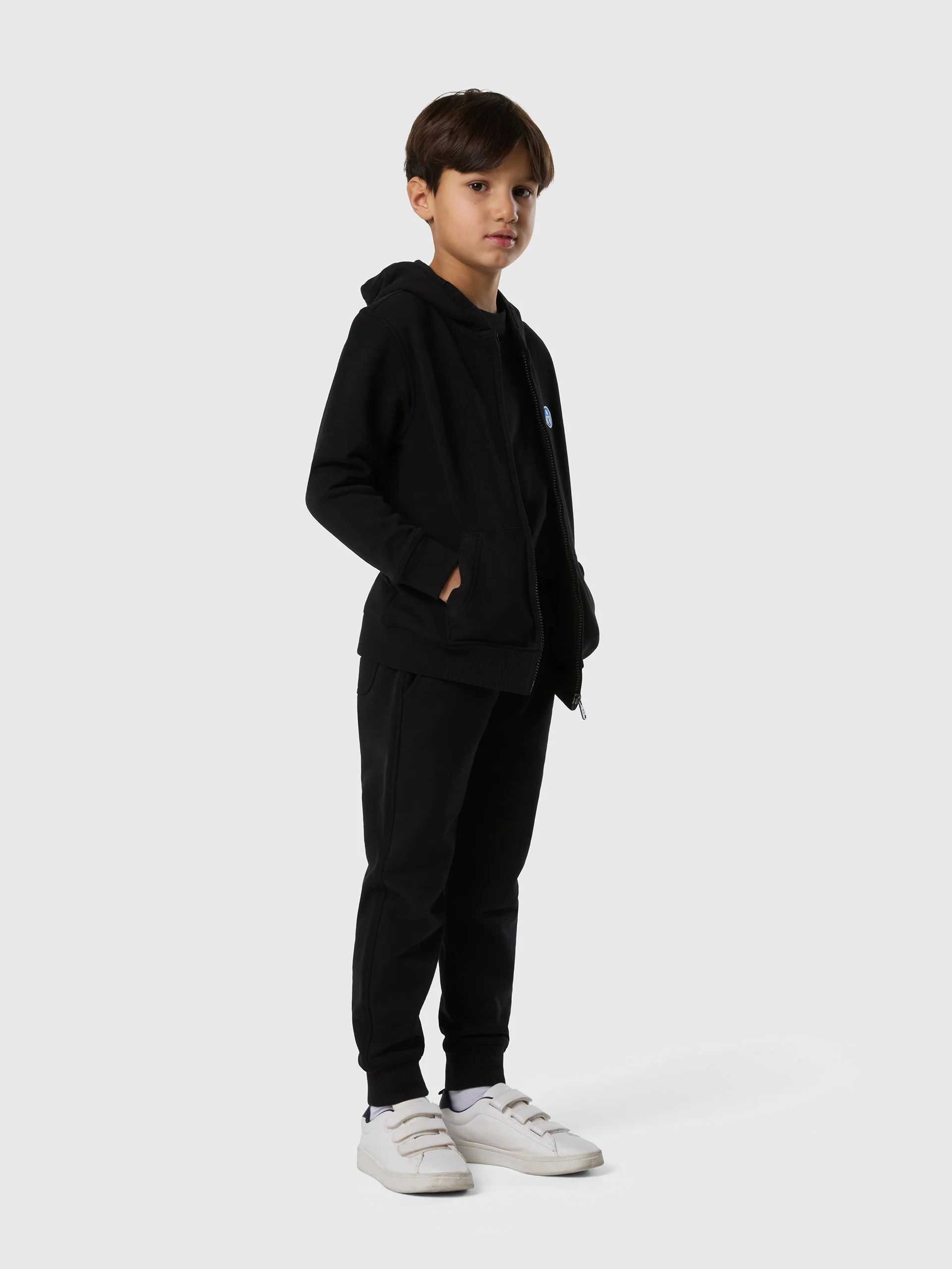 Full-zip hoodie with logo patch - Image 21