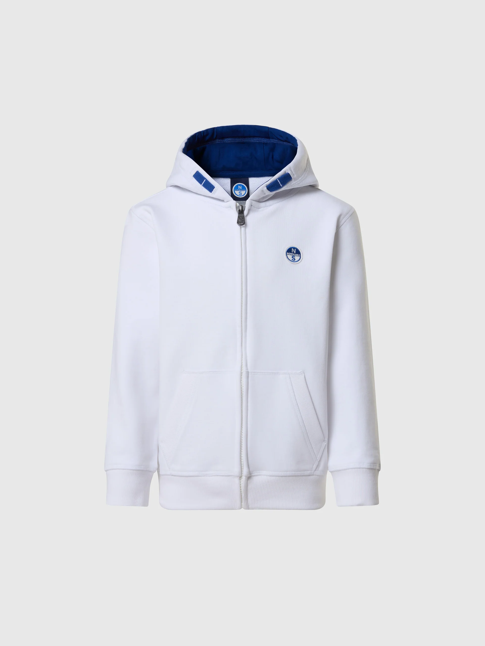 Full-zip hoodie with logo patch - Image 3