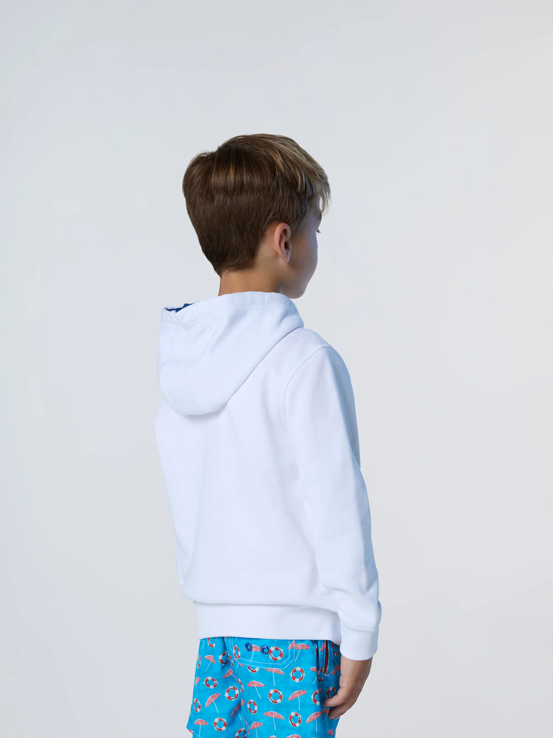 Full-zip hoodie with logo patch - Image 4