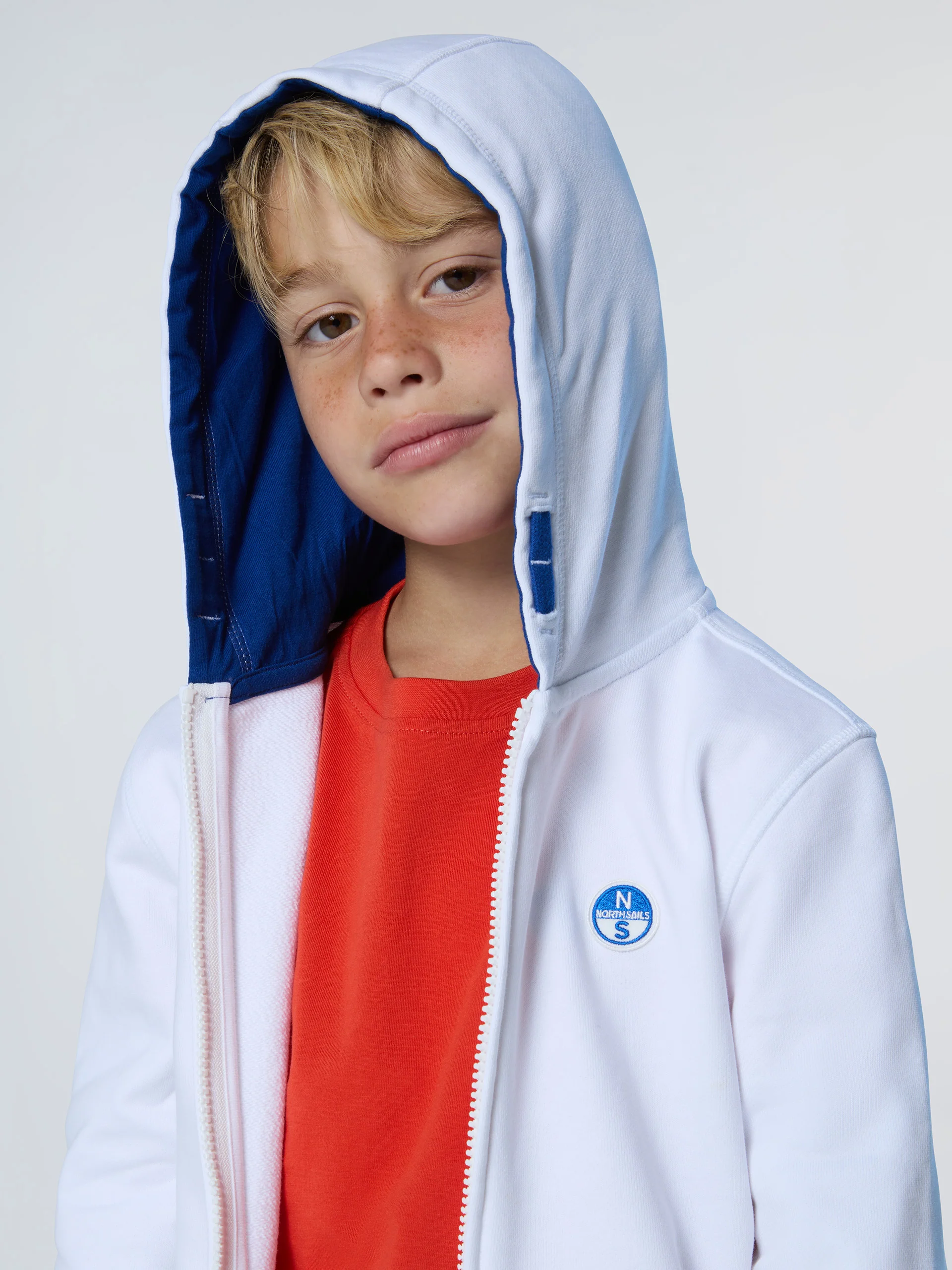 Full-zip hoodie with logo patch - Image 6