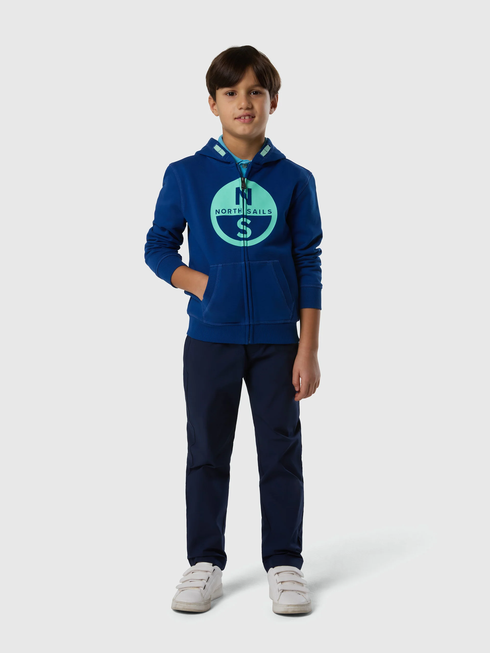 Full-zip hoodie with maxi logo print - Image 16