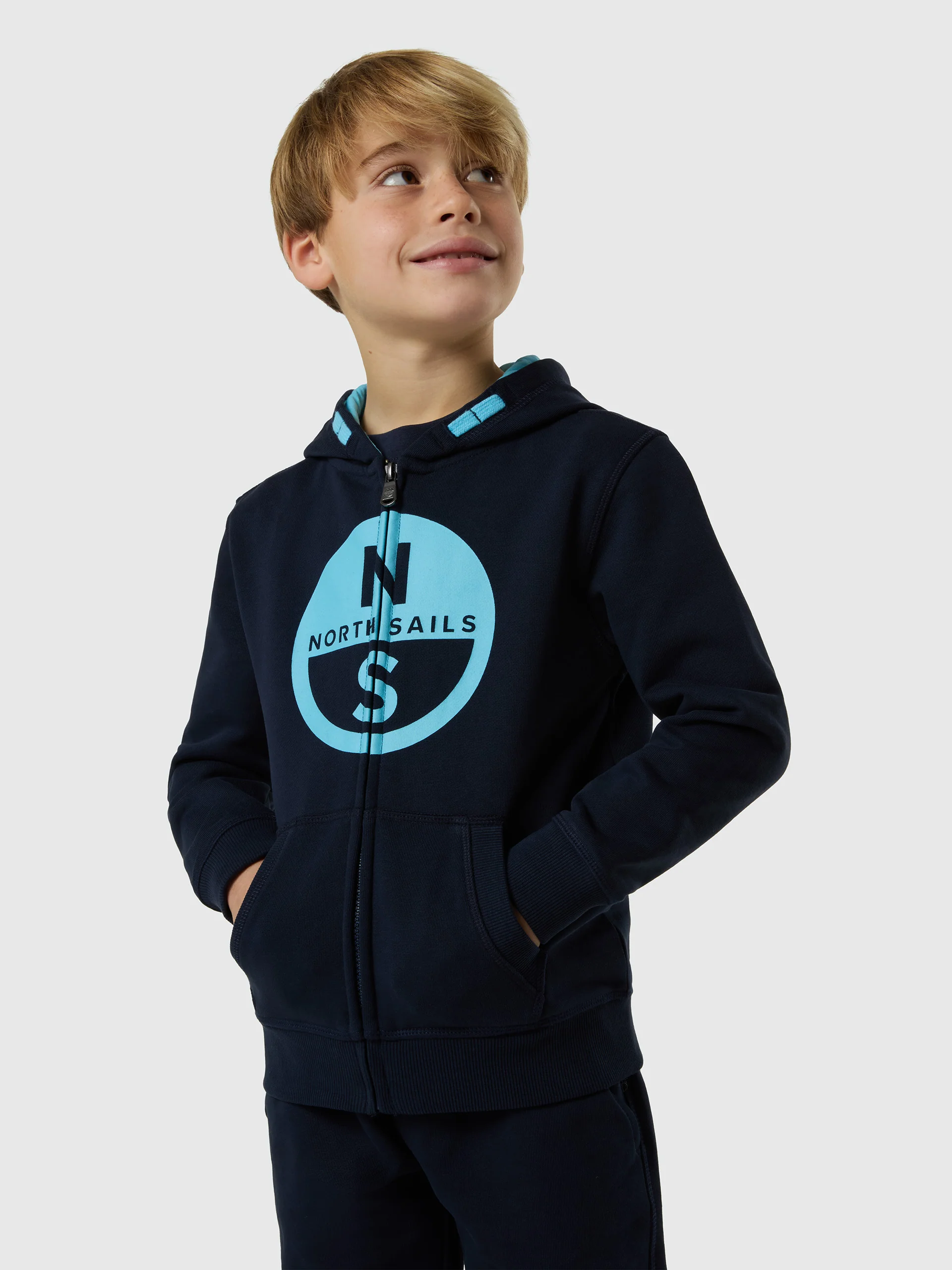Full-zip hoodie with maxi logo print - Image 20