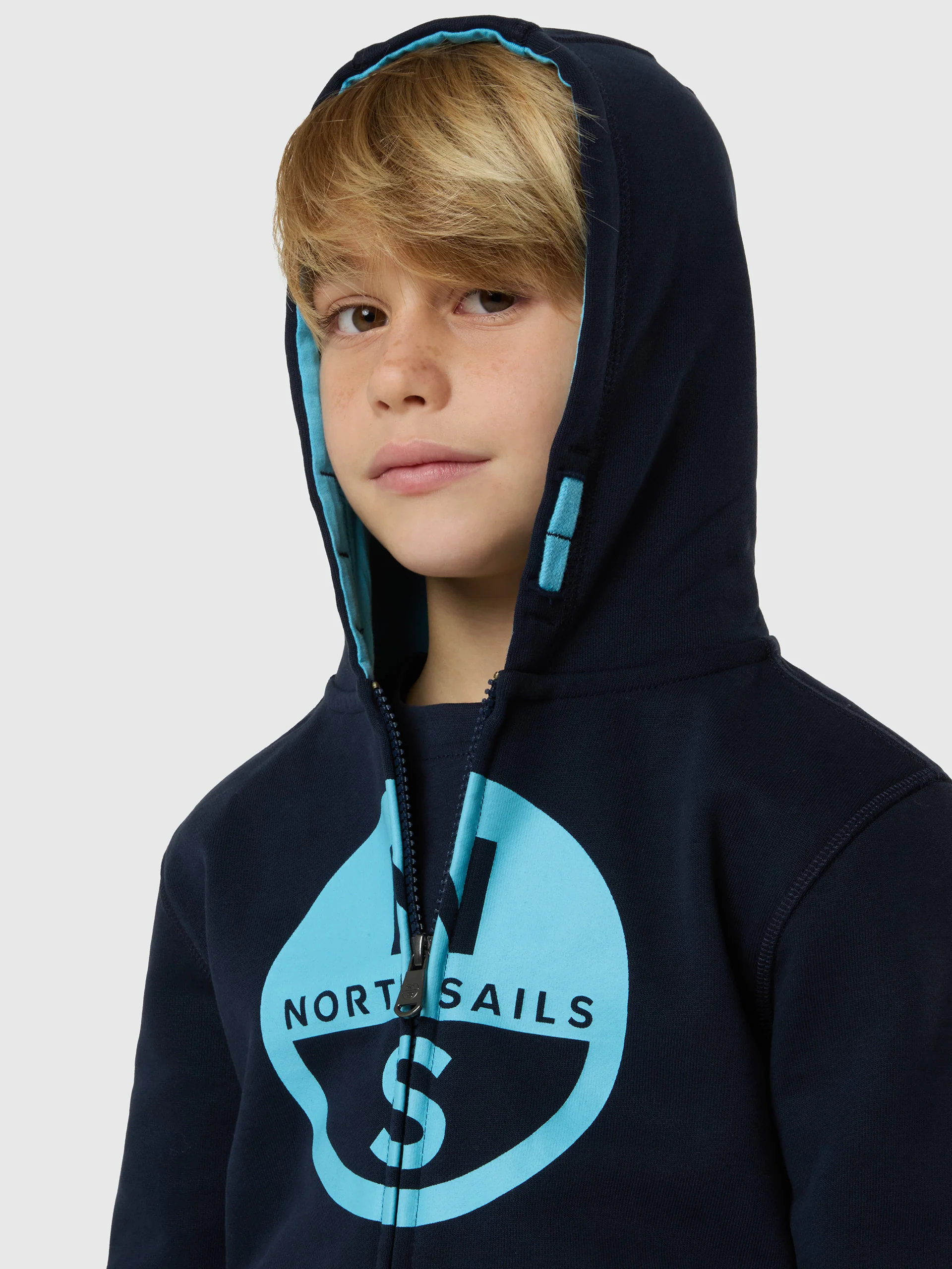 Full-zip hoodie with maxi logo print - Image 24